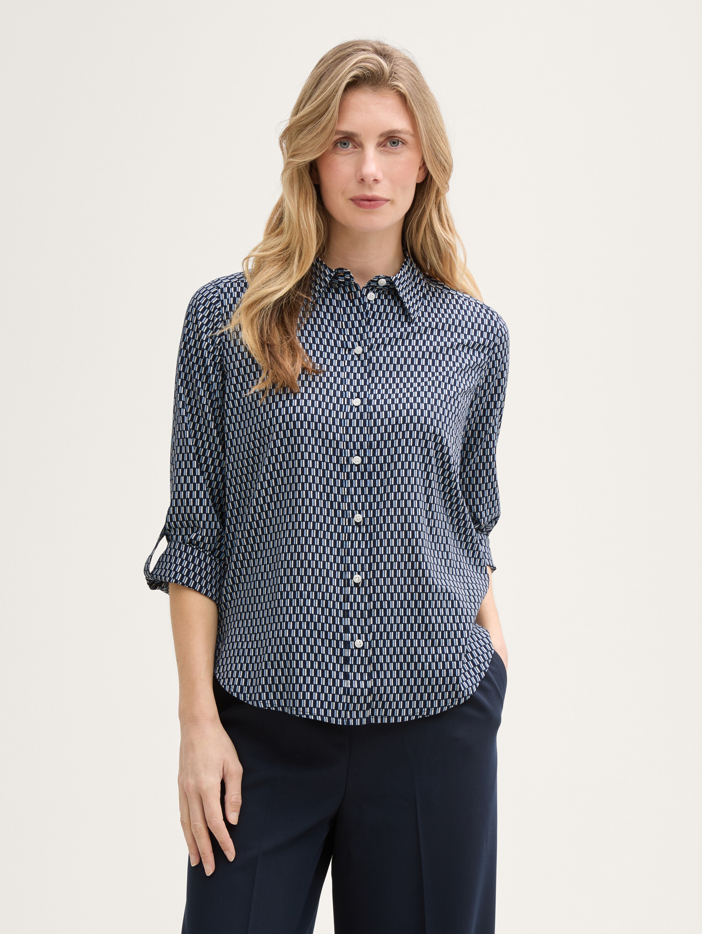 Bluse mit Muster - 1