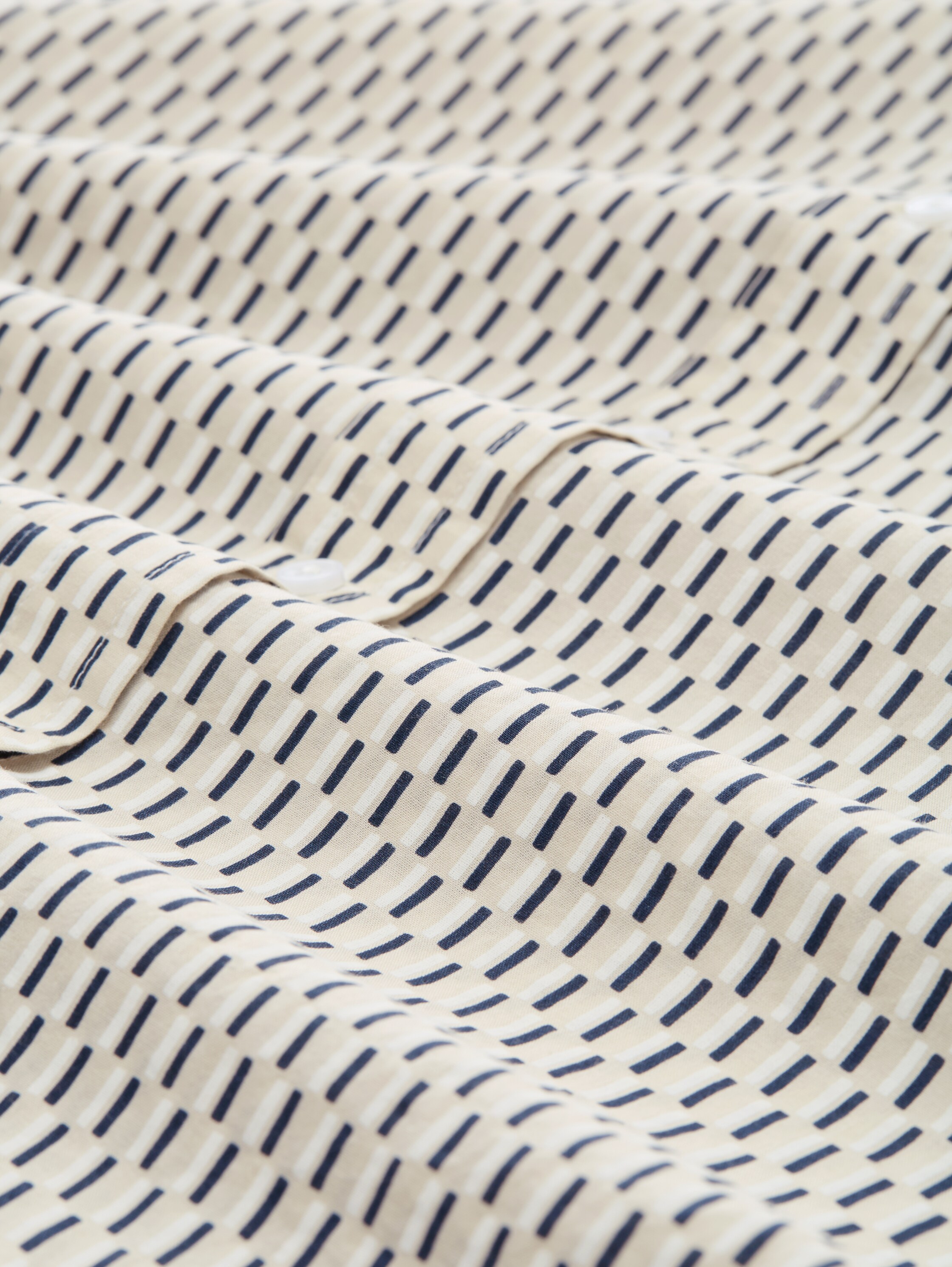 Bluse mit Muster - printed_beige_graphic_minimal - 