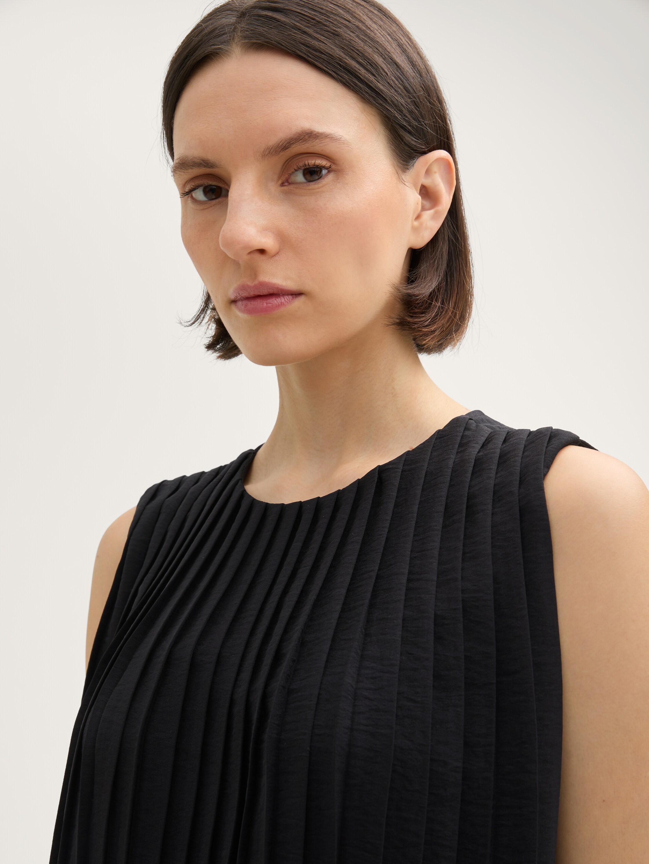 Pleated top - deep_black_1 - 