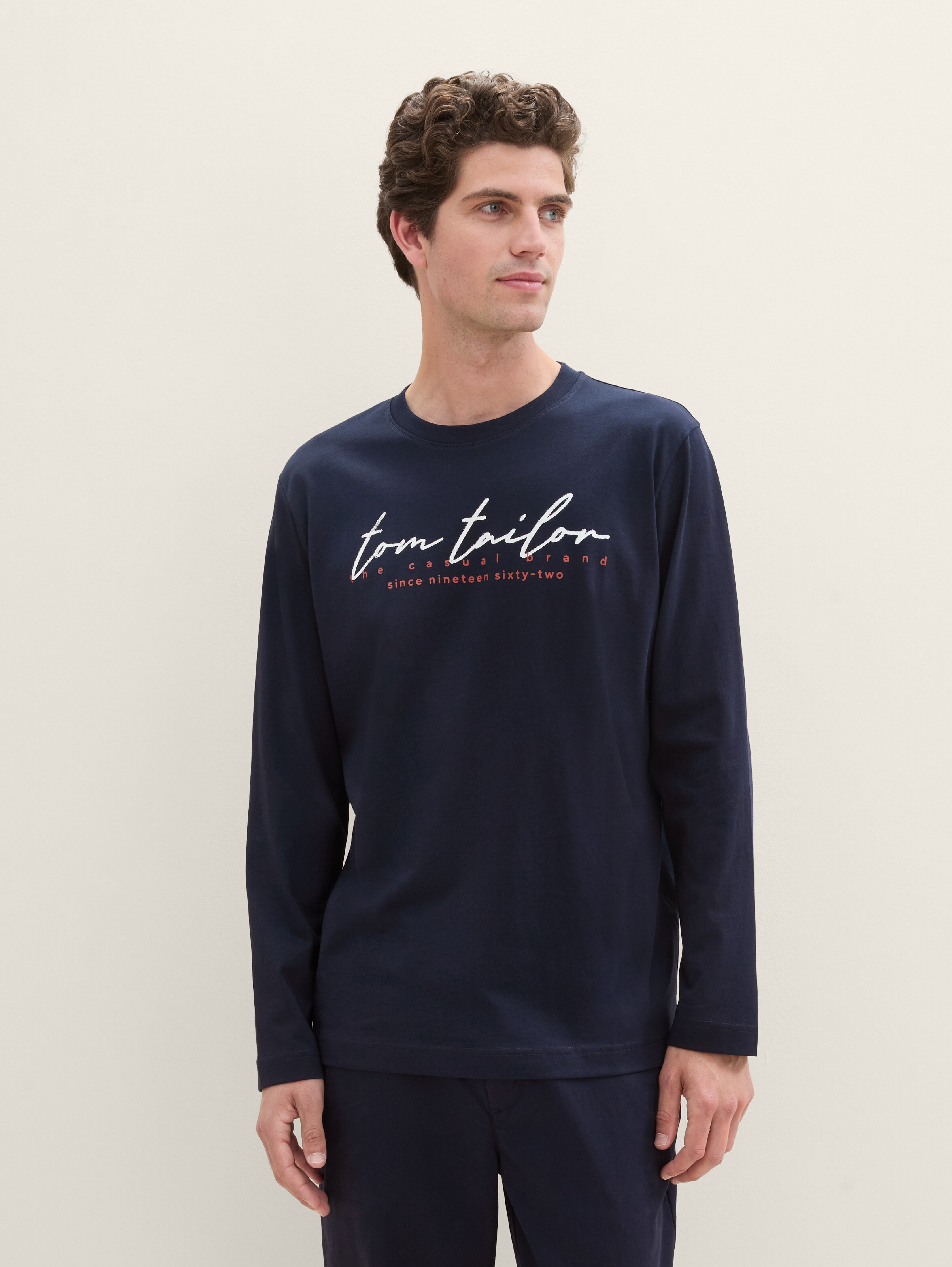 【2plan】Frame Vintage Print Long Sleeve T-shirt Frame Vintage Print Long Sleeve T-shirt - 2PLAN | 60