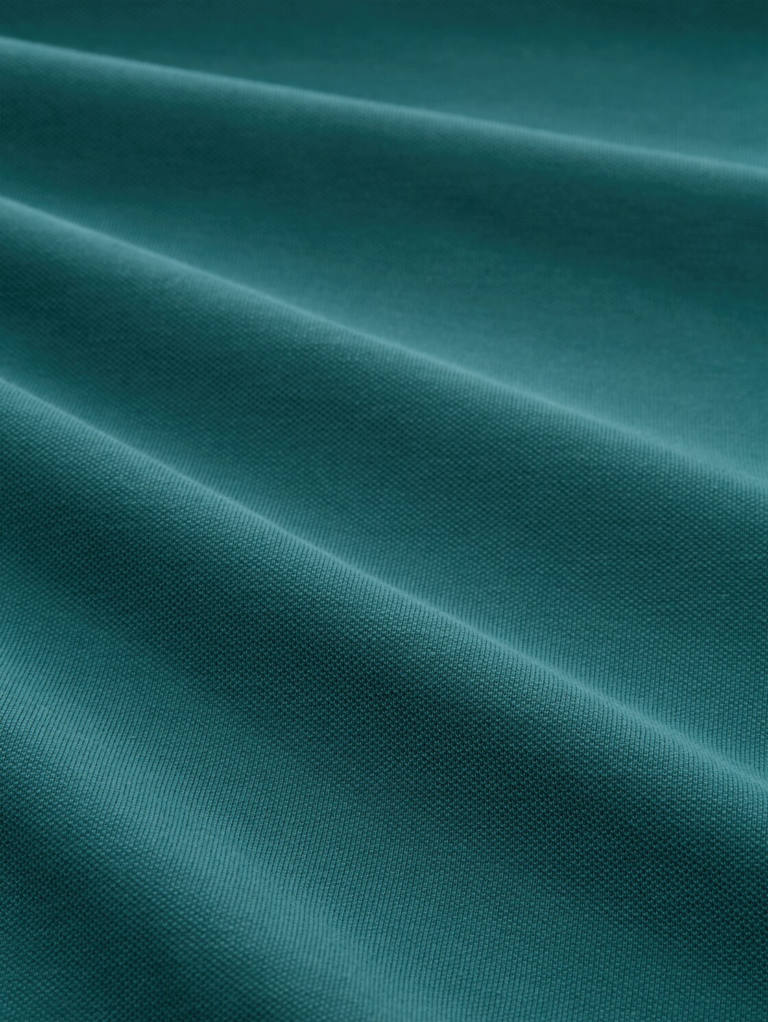 Langarm Piqué Poloshirt - Jasper Green