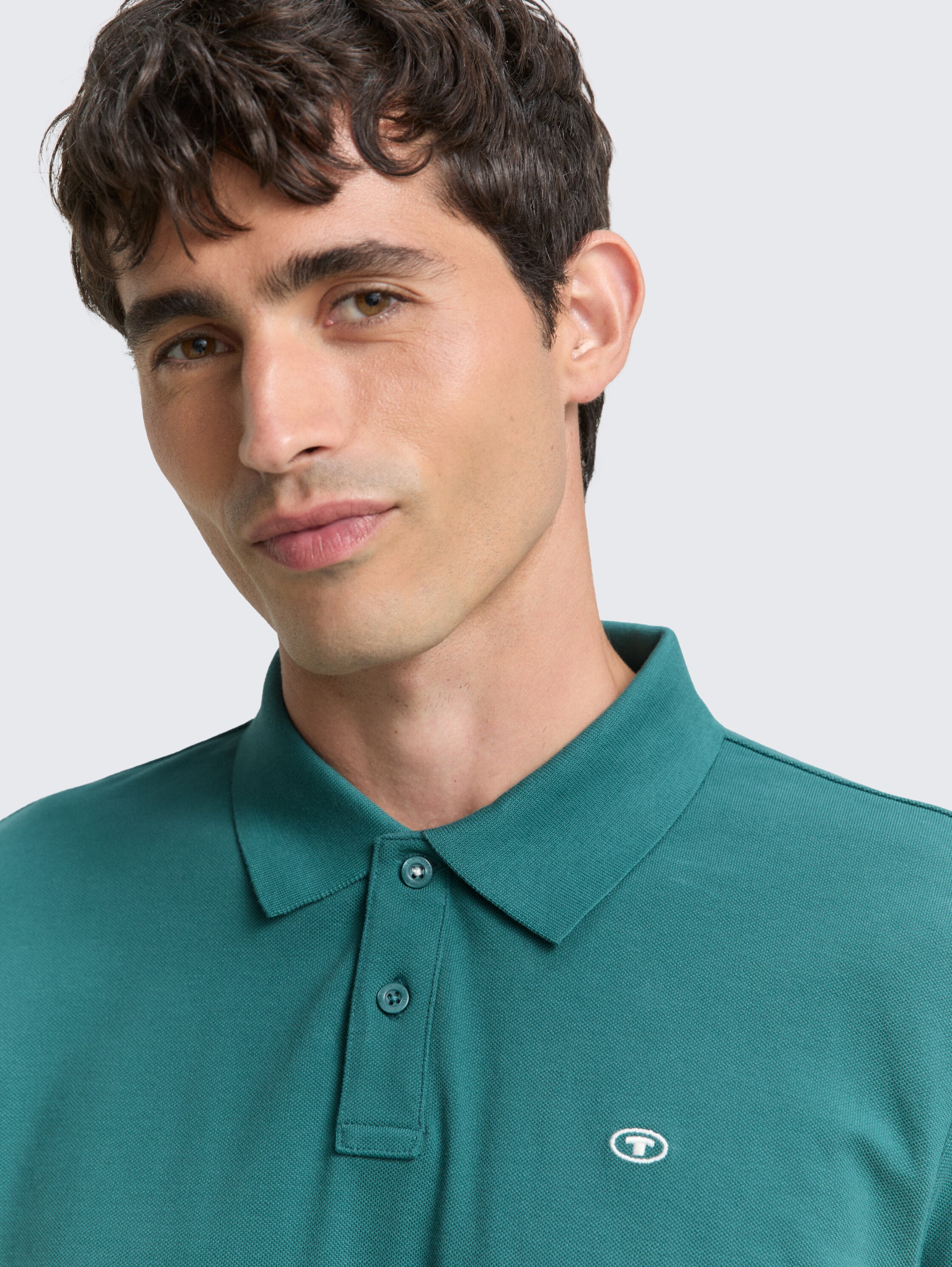 Piqué poloshirt met lange mouwen - jasper_green - 