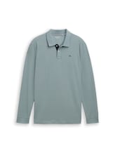 Nicht ausgewählt, Langarm Piqué Poloshirt von , grün