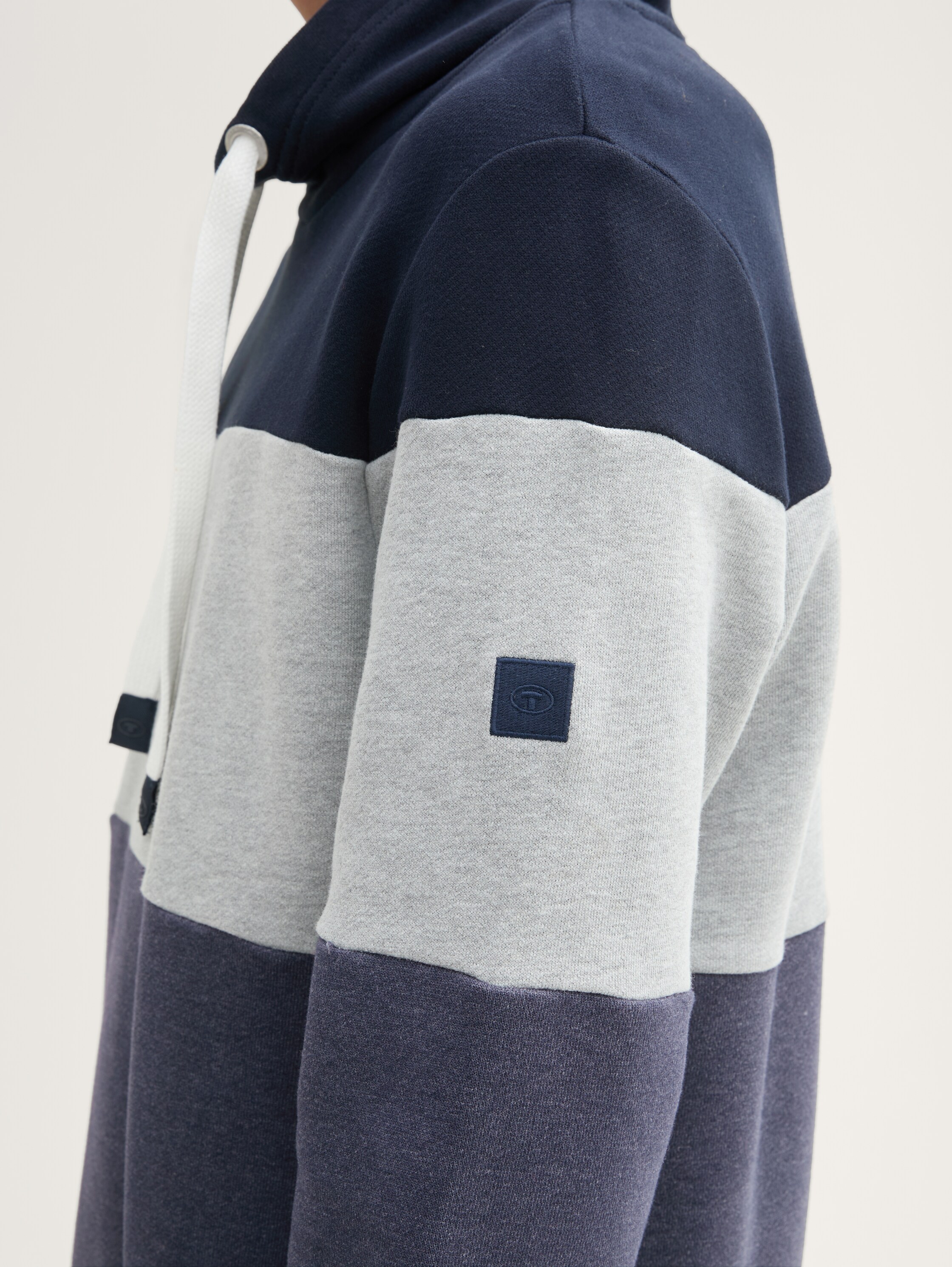 Sweatshirt mit Colour Blocking - sky_captain_blue_1 - 