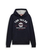 Nicht ausgewählt, Hoodie Sweatshirt mit Logo-Print von , blau