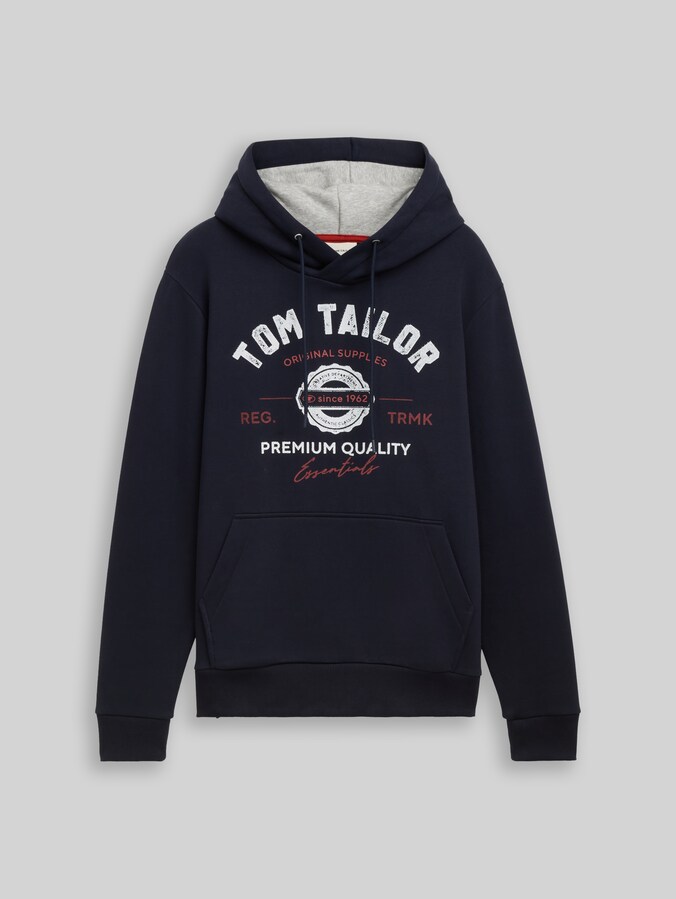 Hoodie Sweatshirt mit Logo-Print von Men, sky captain blue