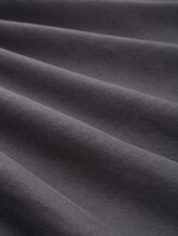 Hoodie Sweatshirt mit Logo-Print - Tarmac Grey - Material-Ansicht
