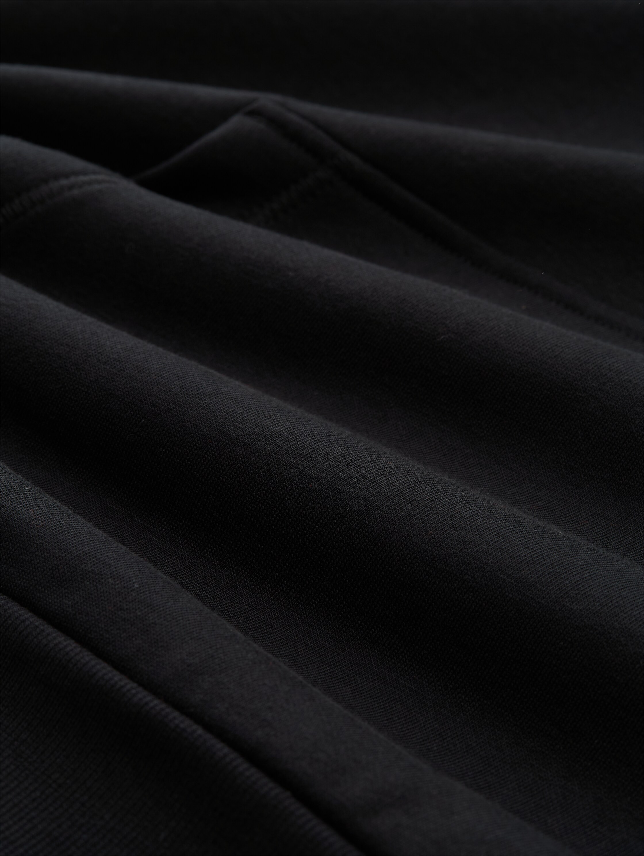 Hoodie sweatshirt with logo print - almost_black - 