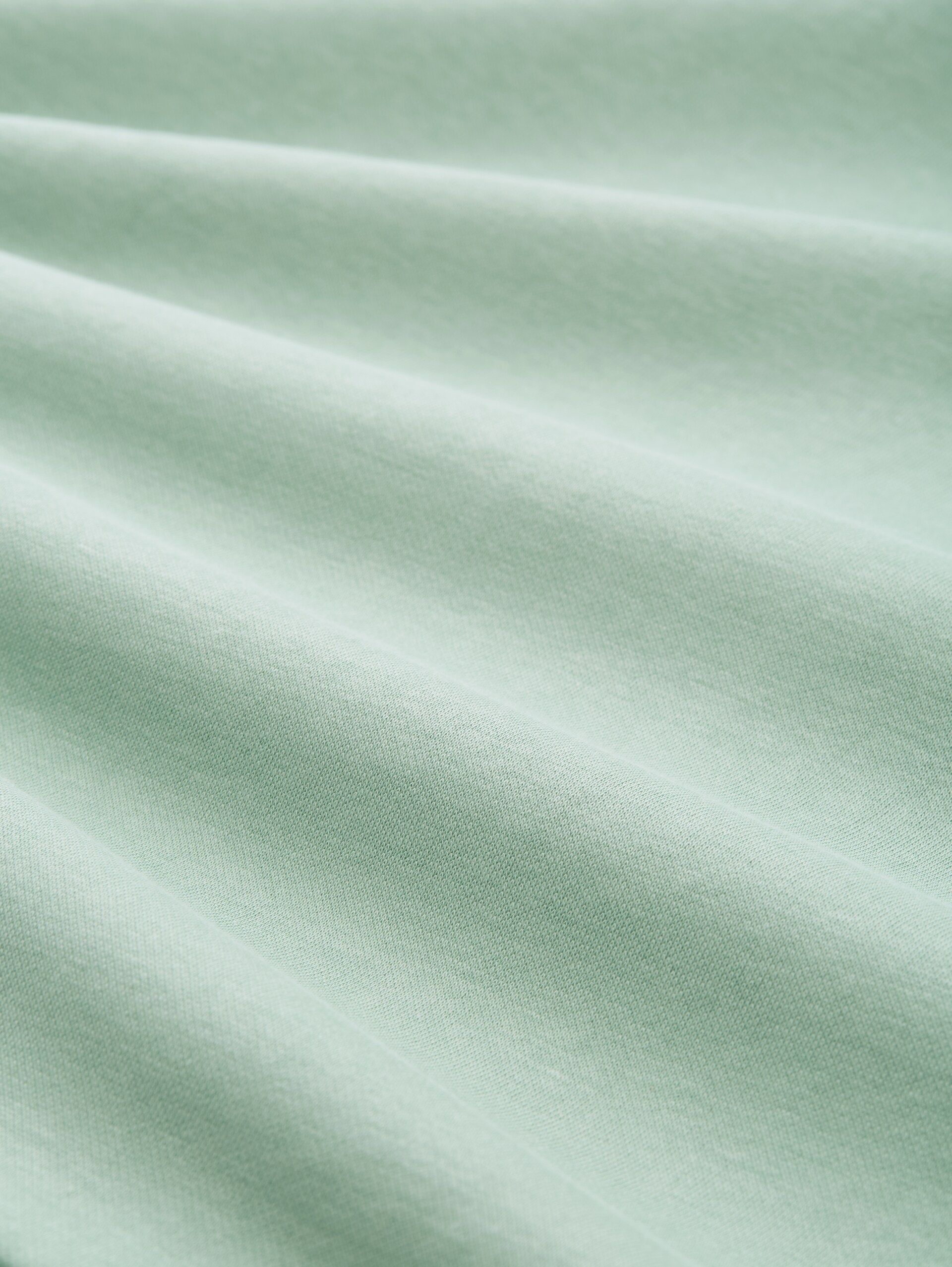 Hoodie Sweatshirt with logo print - dust green - Material view