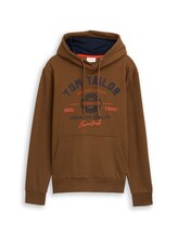 Nicht ausgewählt, Hoodie Sweatshirt mit Logo-Print von , braun