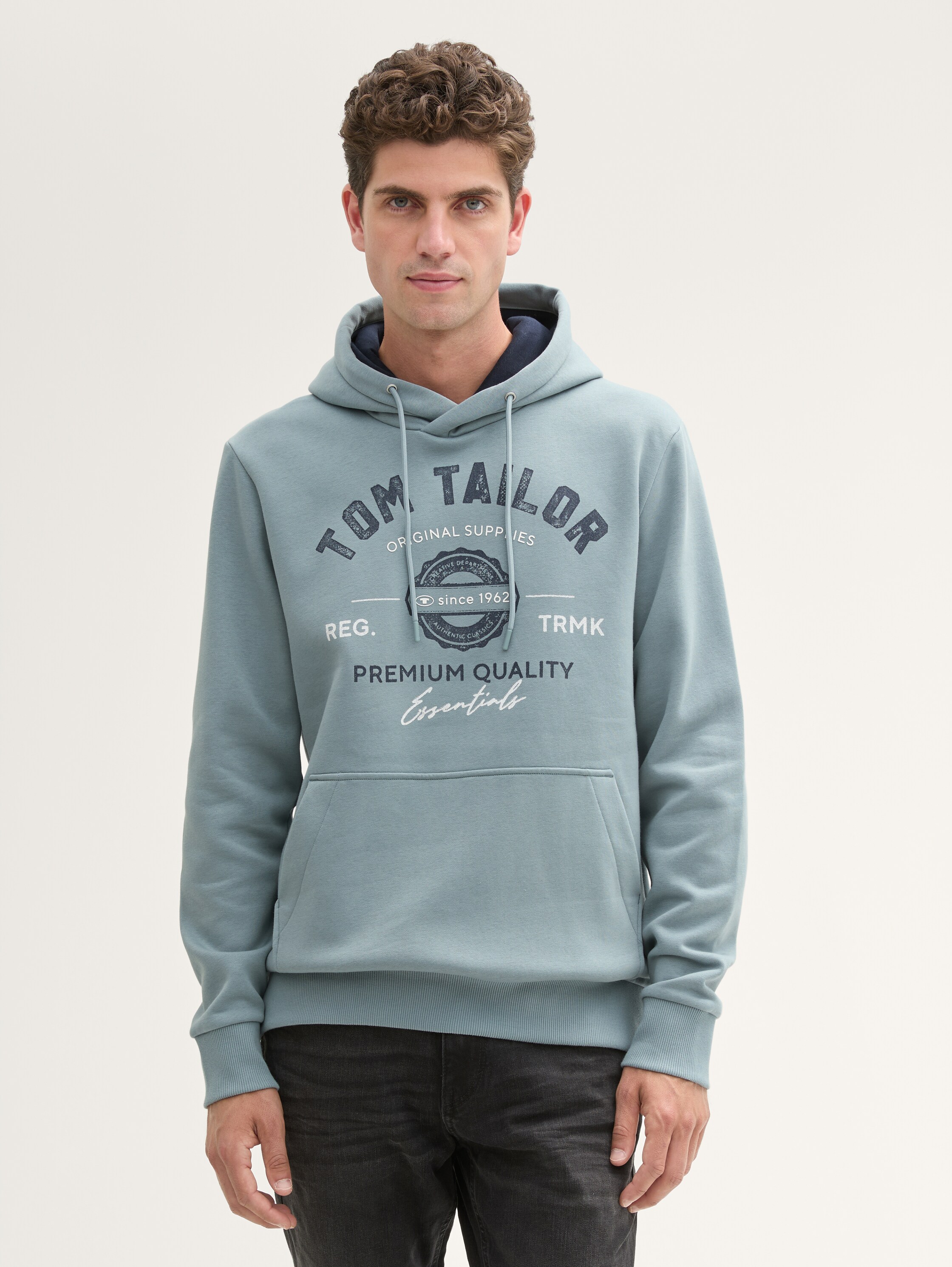 Hoodie Sweatshirt mit Logo-Print - 1