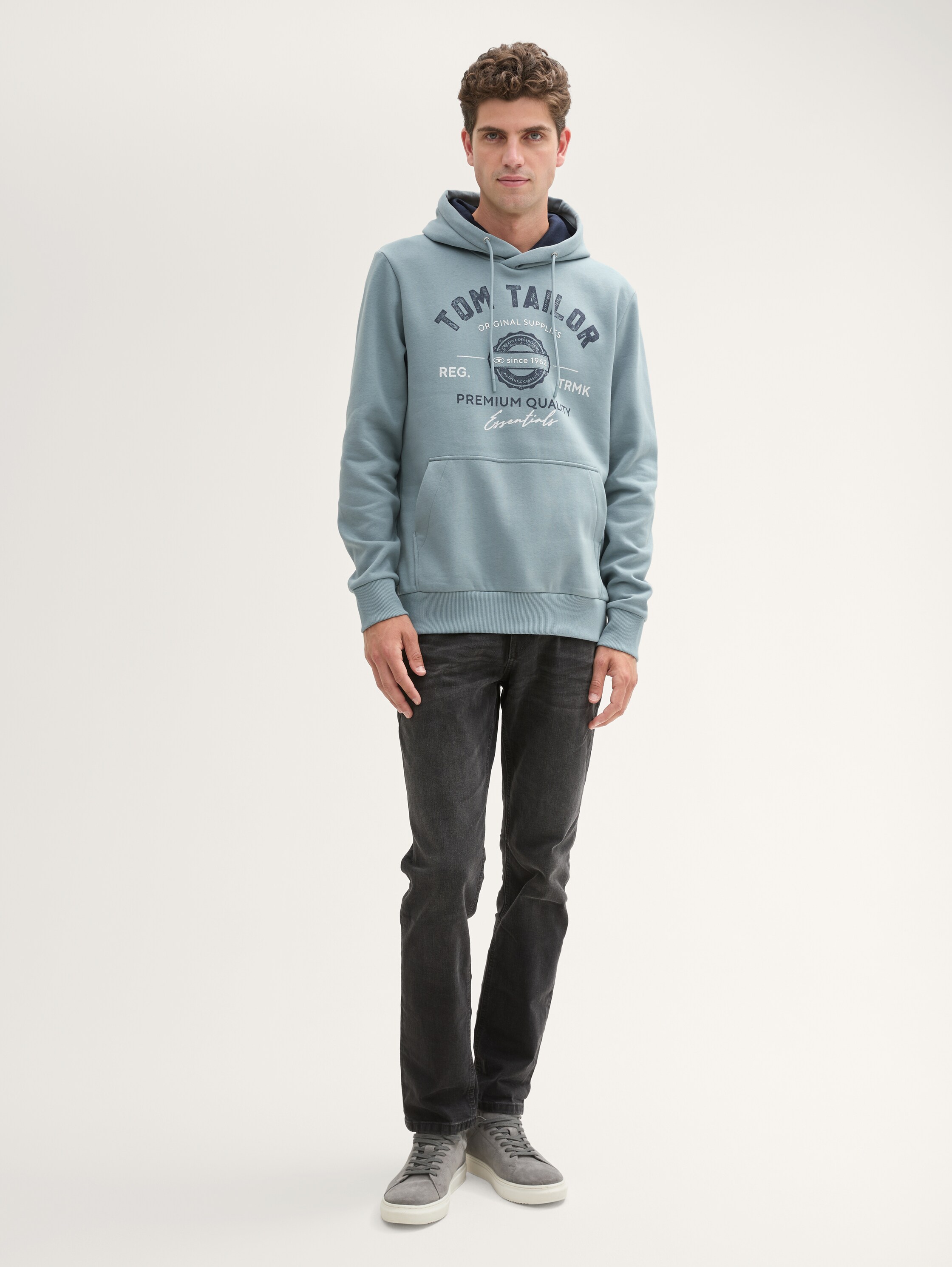 Hoodie Sweatshirt mit Logo-Print - 0