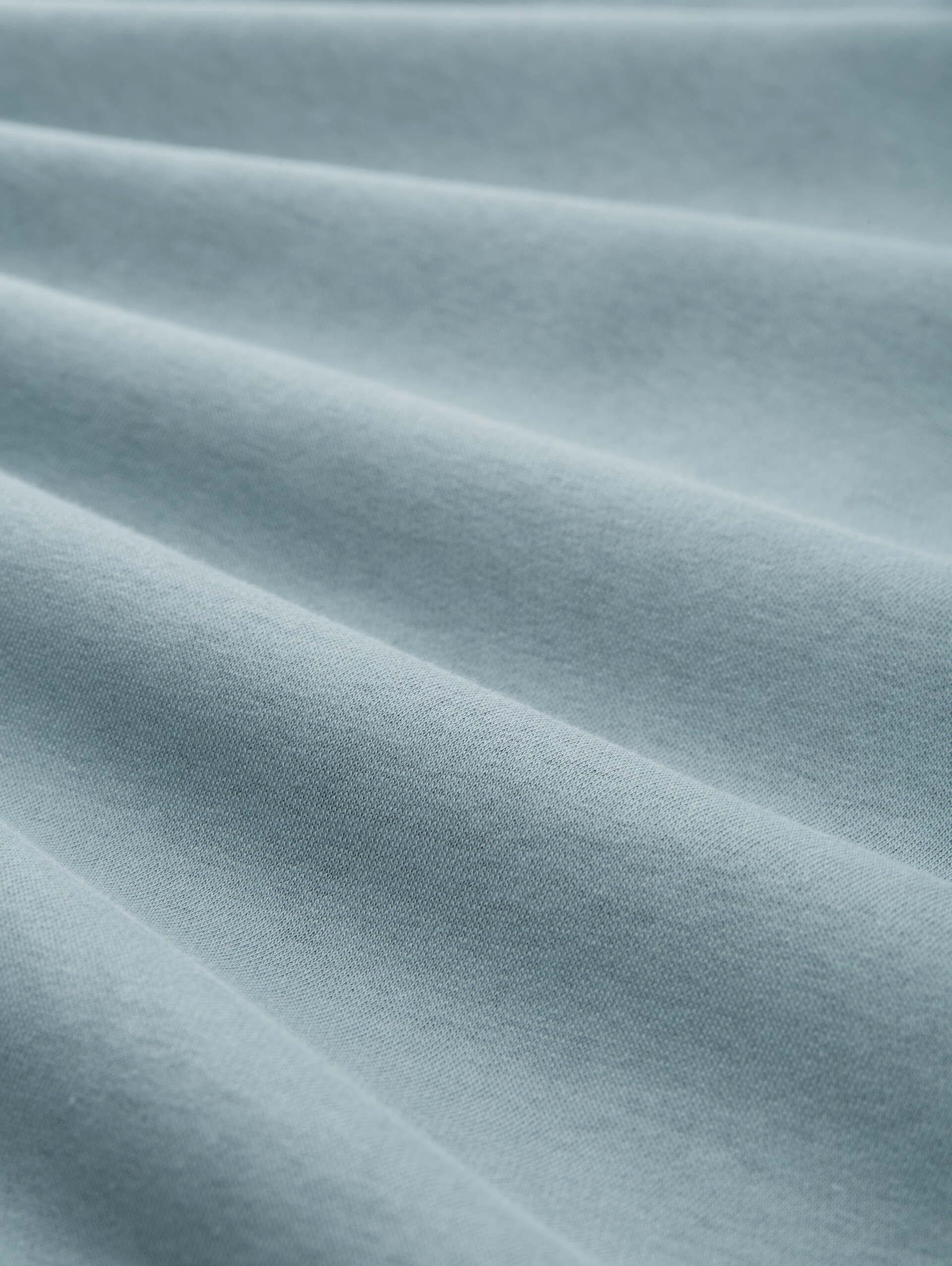 Hoodie Sweatshirt with logo print - grey mint - Material view
