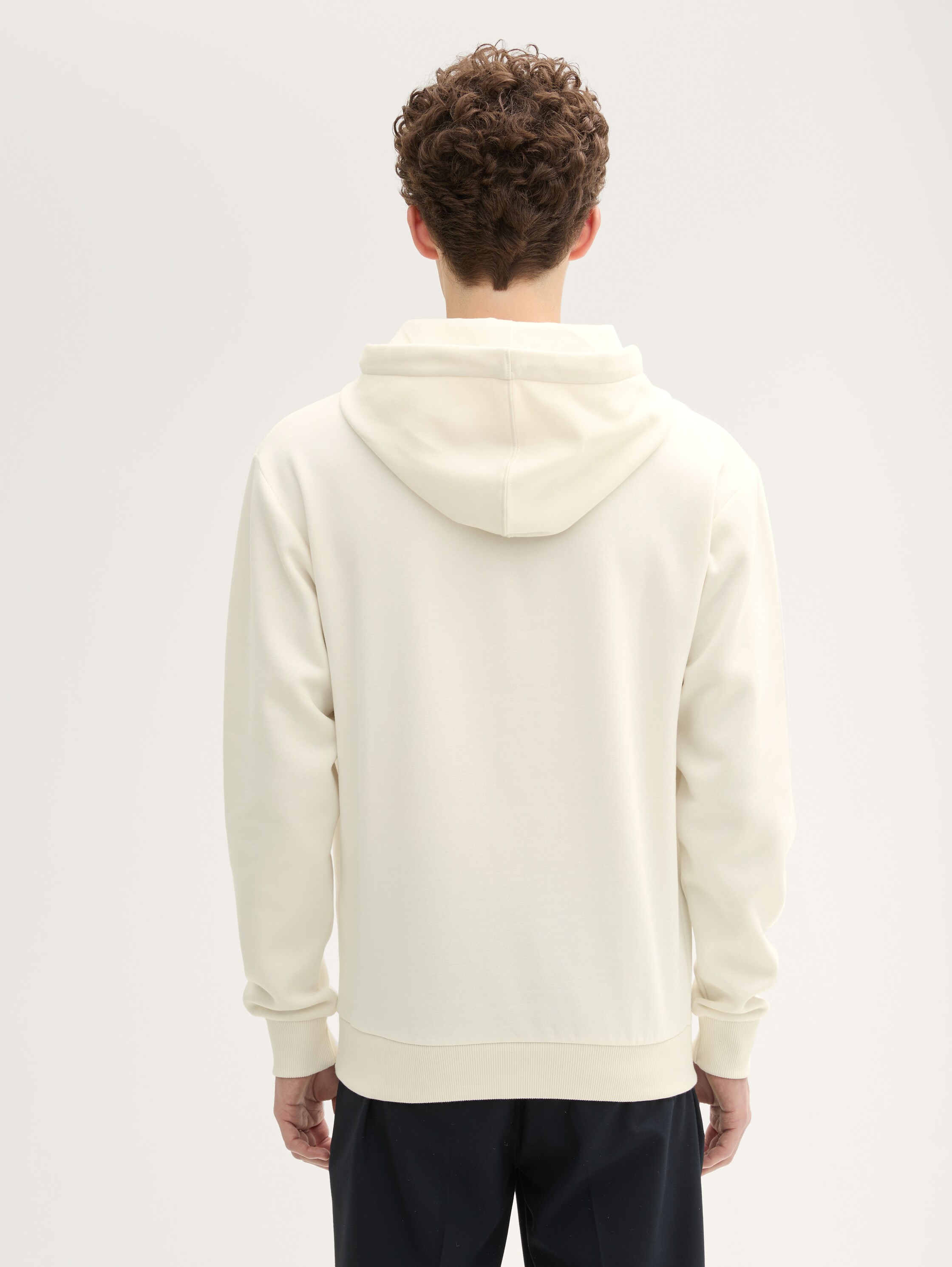 Hoodie Sweatshirt mit Print - gardenia_white - 