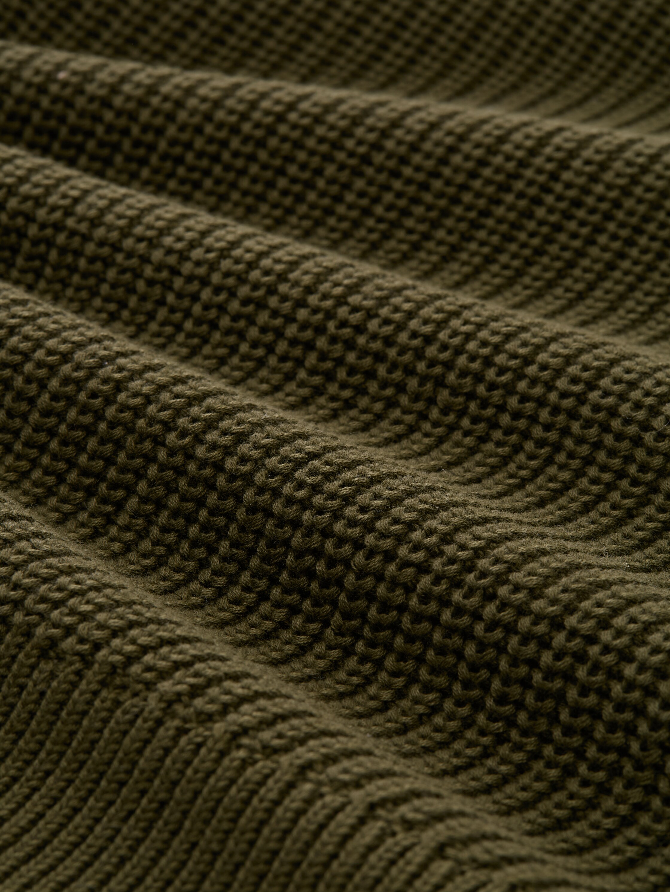 Strickpullover mit leichten Ballonärmeln - grape_leaf_green - 