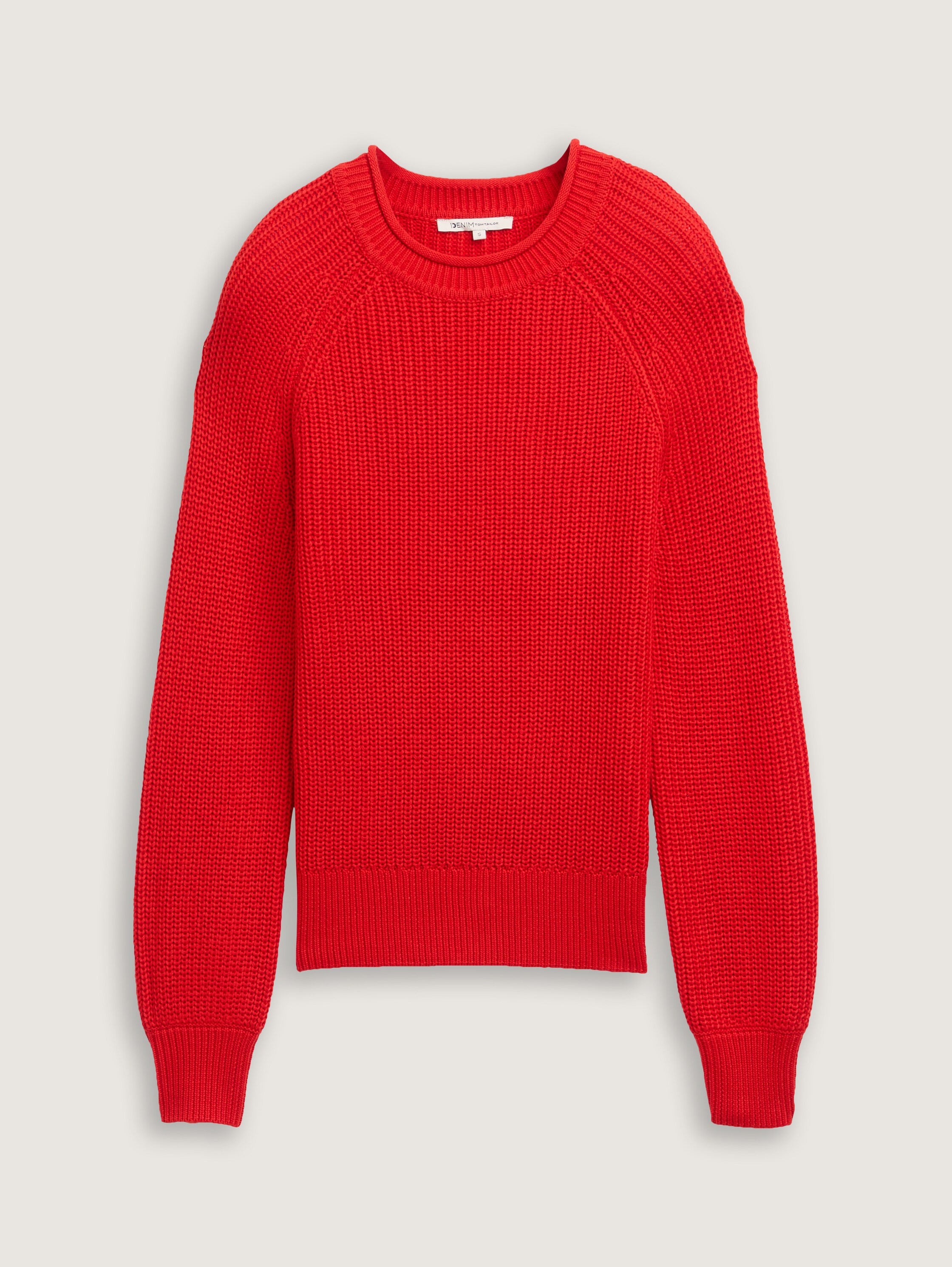 Knitted jumper with light balloon sleeves - 3