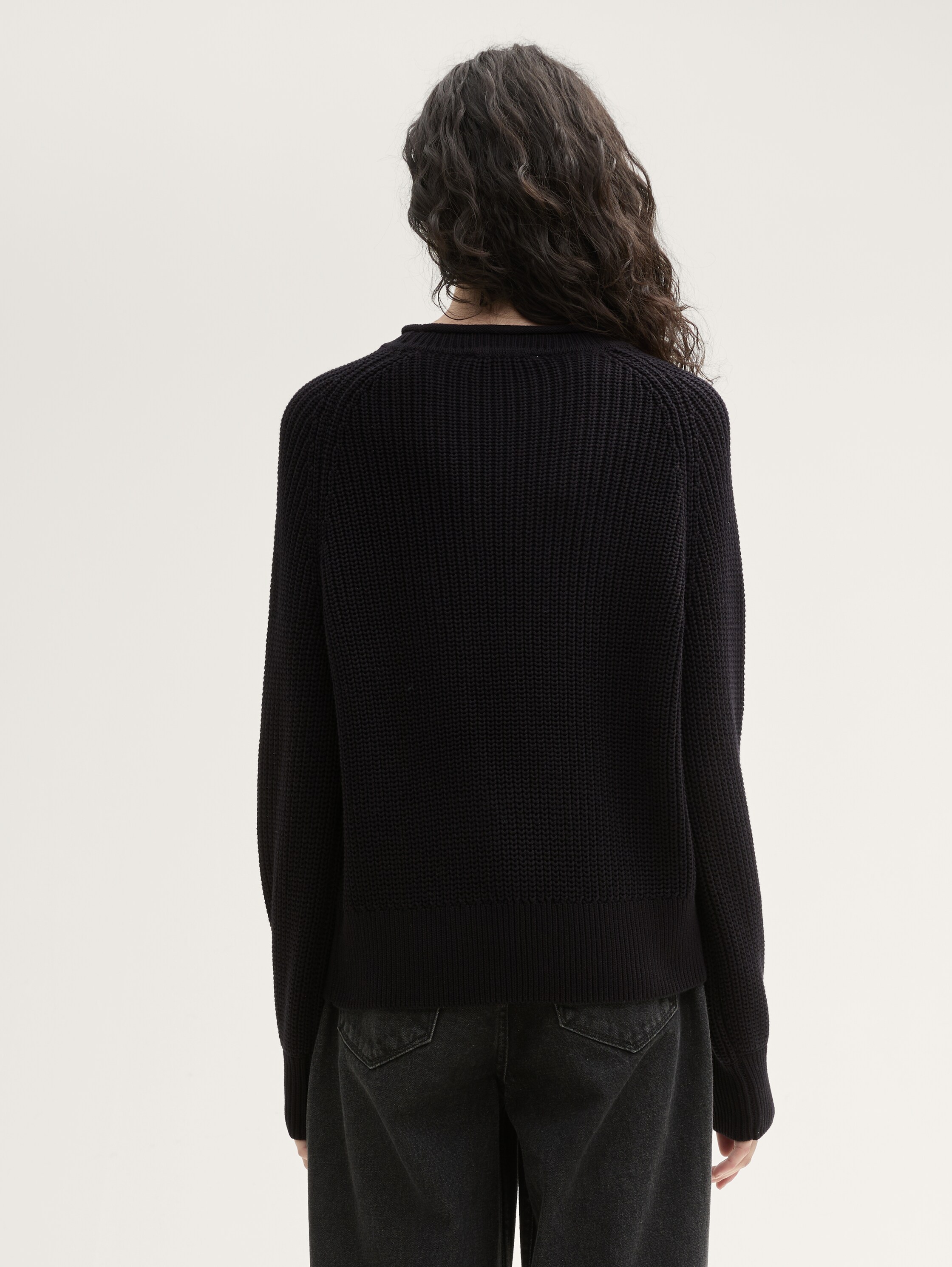 Strickpullover mit leichten Ballonärmeln - 2
