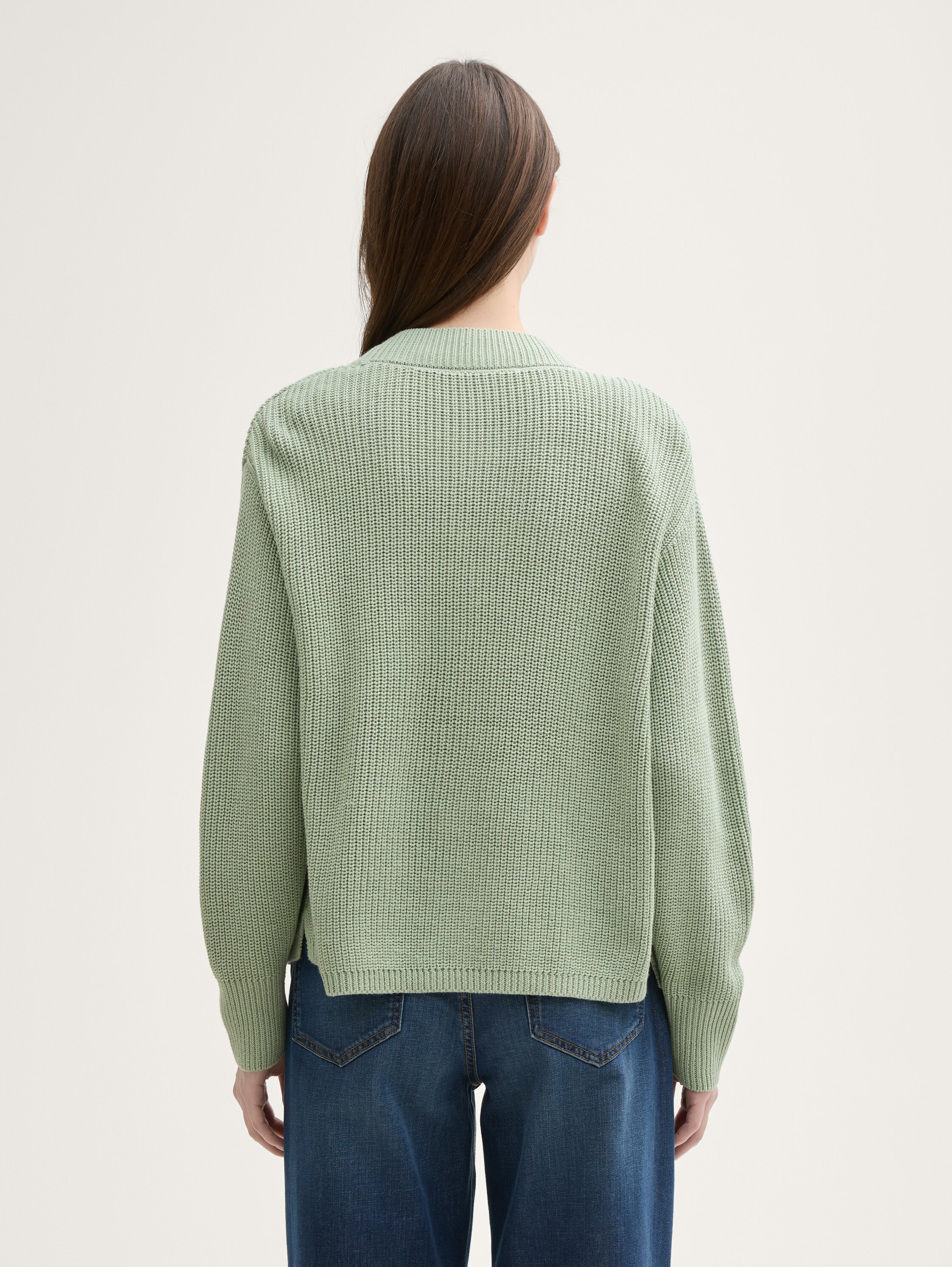Strick Cardigan mit V-Ausschnitt - 2