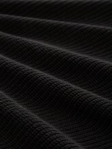 Cardigan à col en V - deep black - Vue de la matière