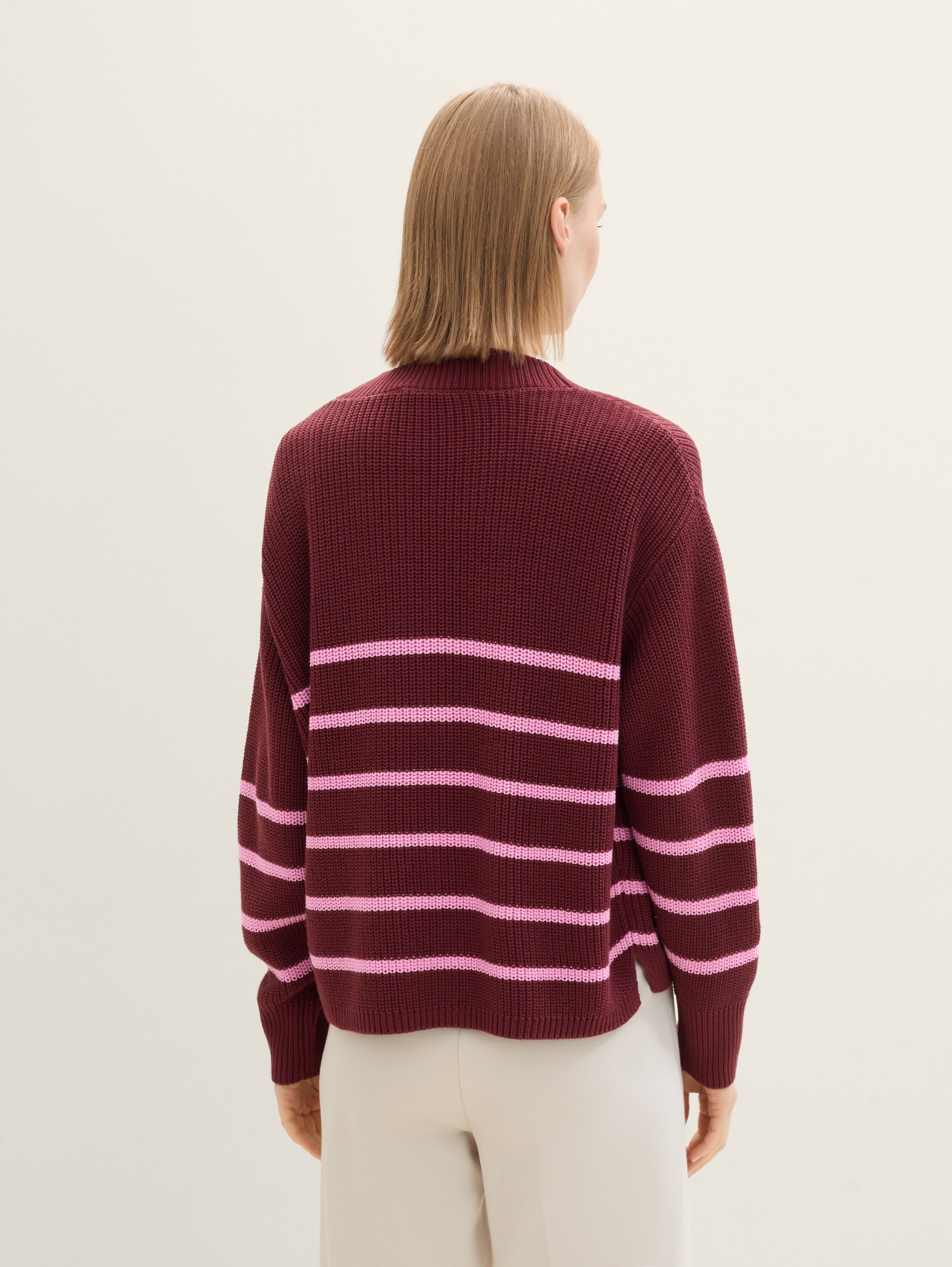 Strick Cardigan mit V-Ausschnitt - 3