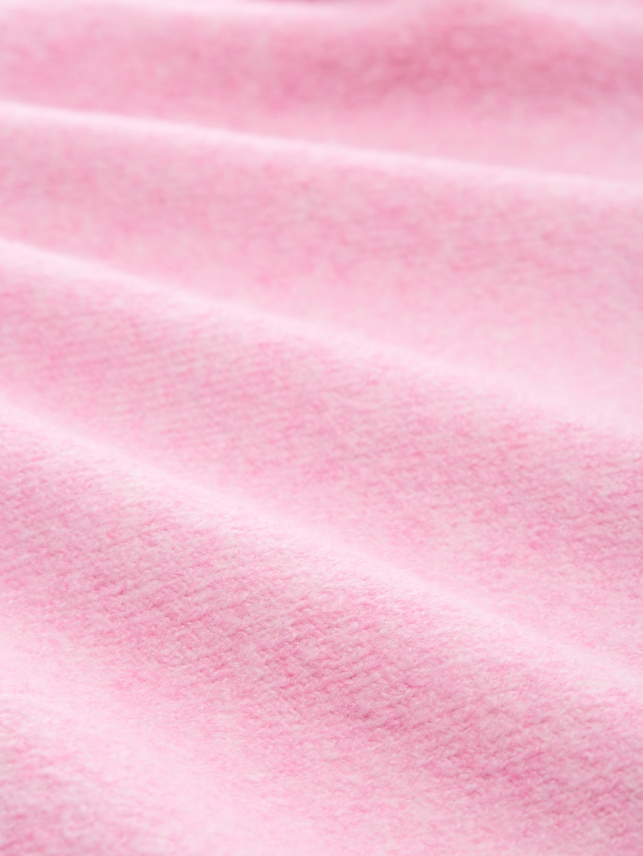 Relaxed Strickpullover mit V-Ausschnitt - soft pink melange - Material-Ansicht