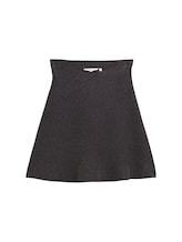 Ausgewählt, Mini Strickrock im Skater-Look von Tom Tailor, grau