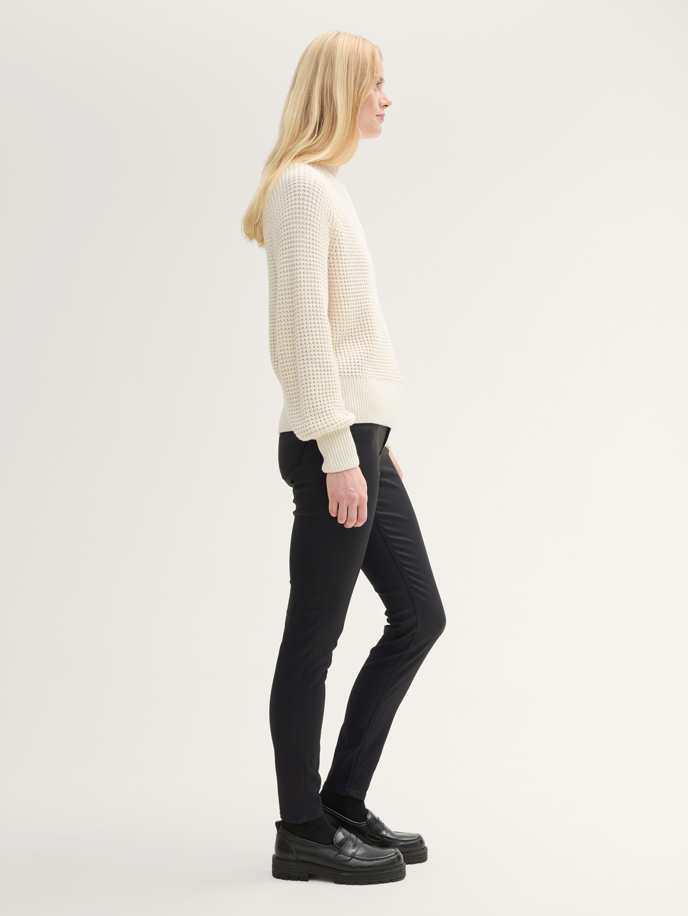 TTNELA EXTRA SKINNY Coated Jeans - coated_black_denim_1 - 