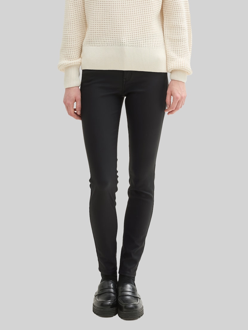 TTNELA EXTRA SKINNY Coated Jeans von Denim Female, coated black denim