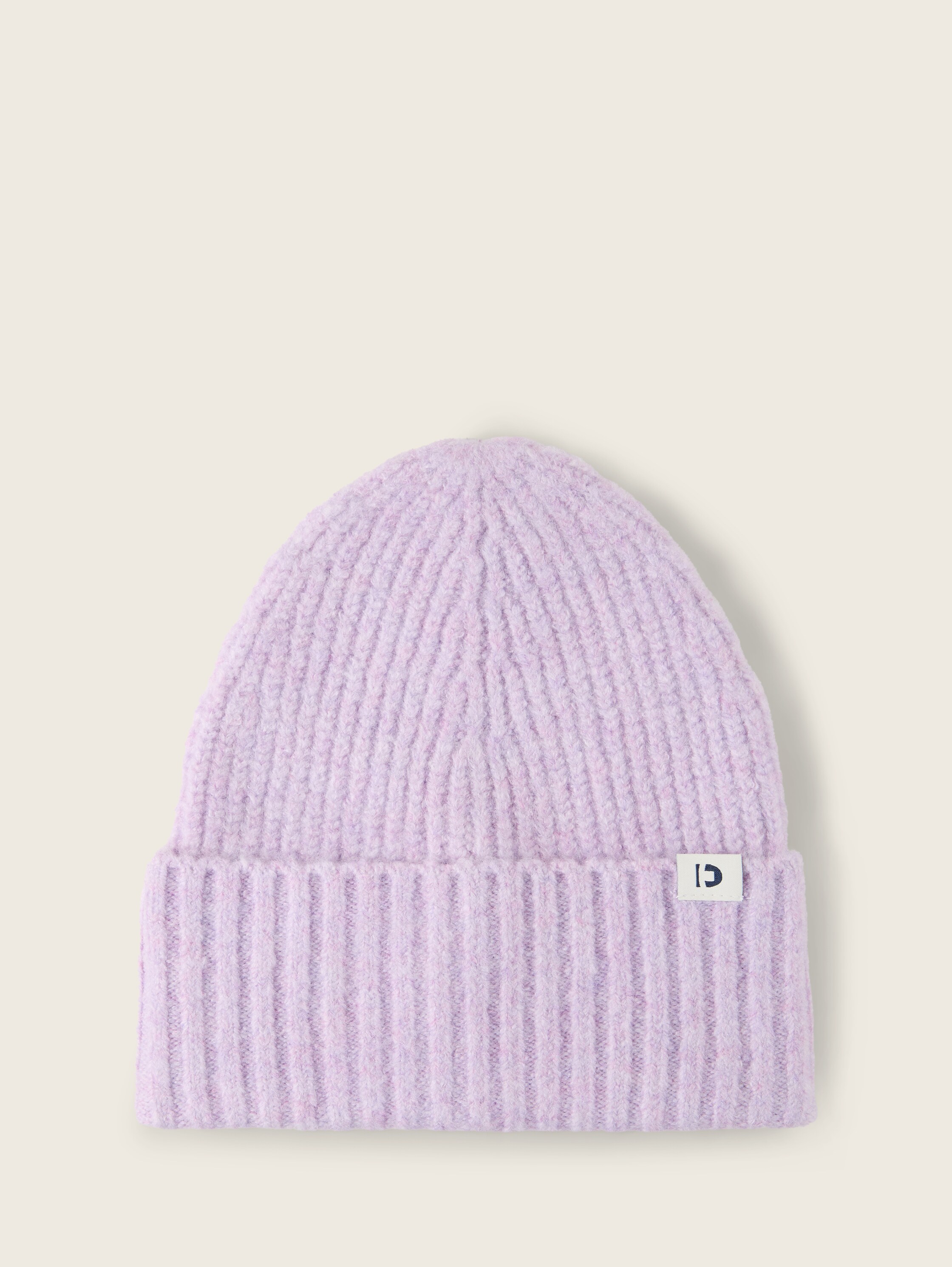 Gerippte Beanie Mütze - 1