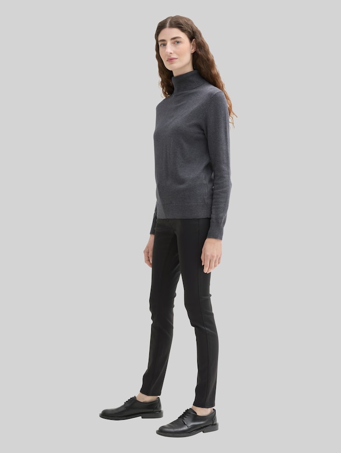 TTALEXA skinny jeans met coating door Women, deep black