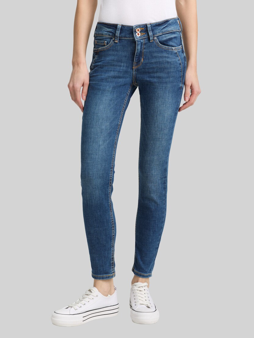 TTJONA EXTRA SKINNY Jeans von Denim Female, Used Mid Stone Blue Denim