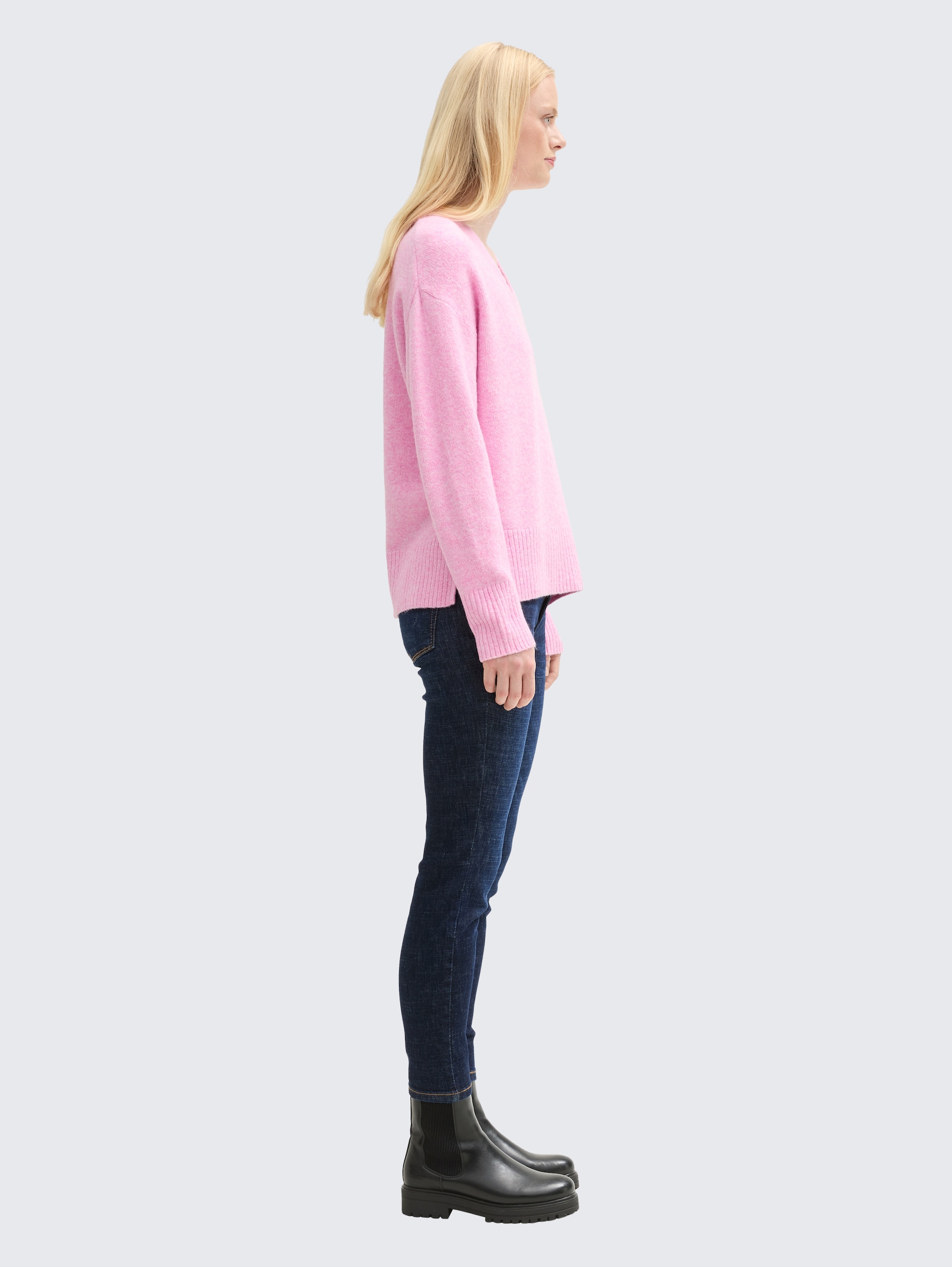TTJONA EXTRA SKINNY Jeans - Used Dark Stone Blue Denim