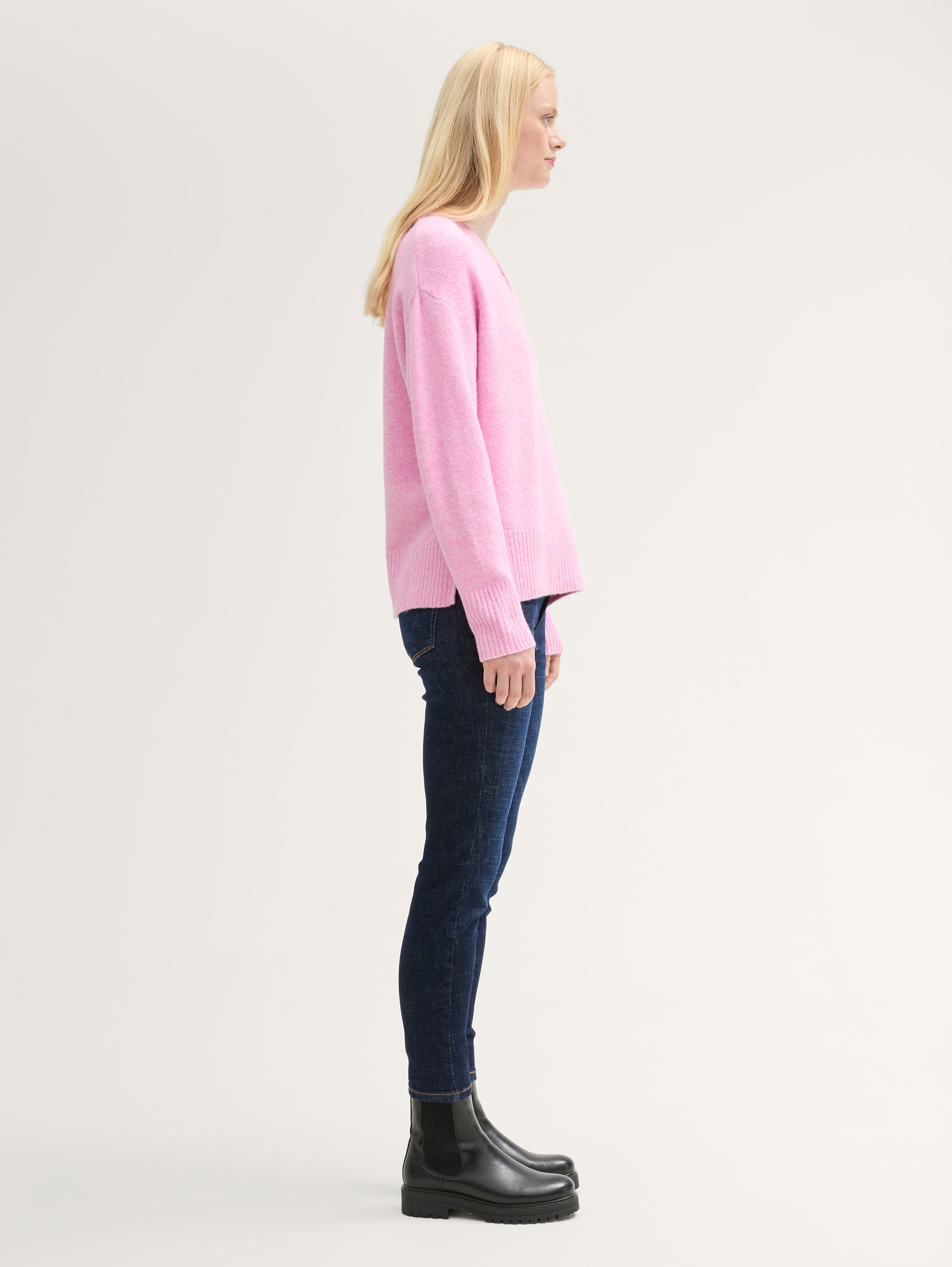 TTJONA EXTRA SKINNY Jeans - used_dark_stone_blue_denim -