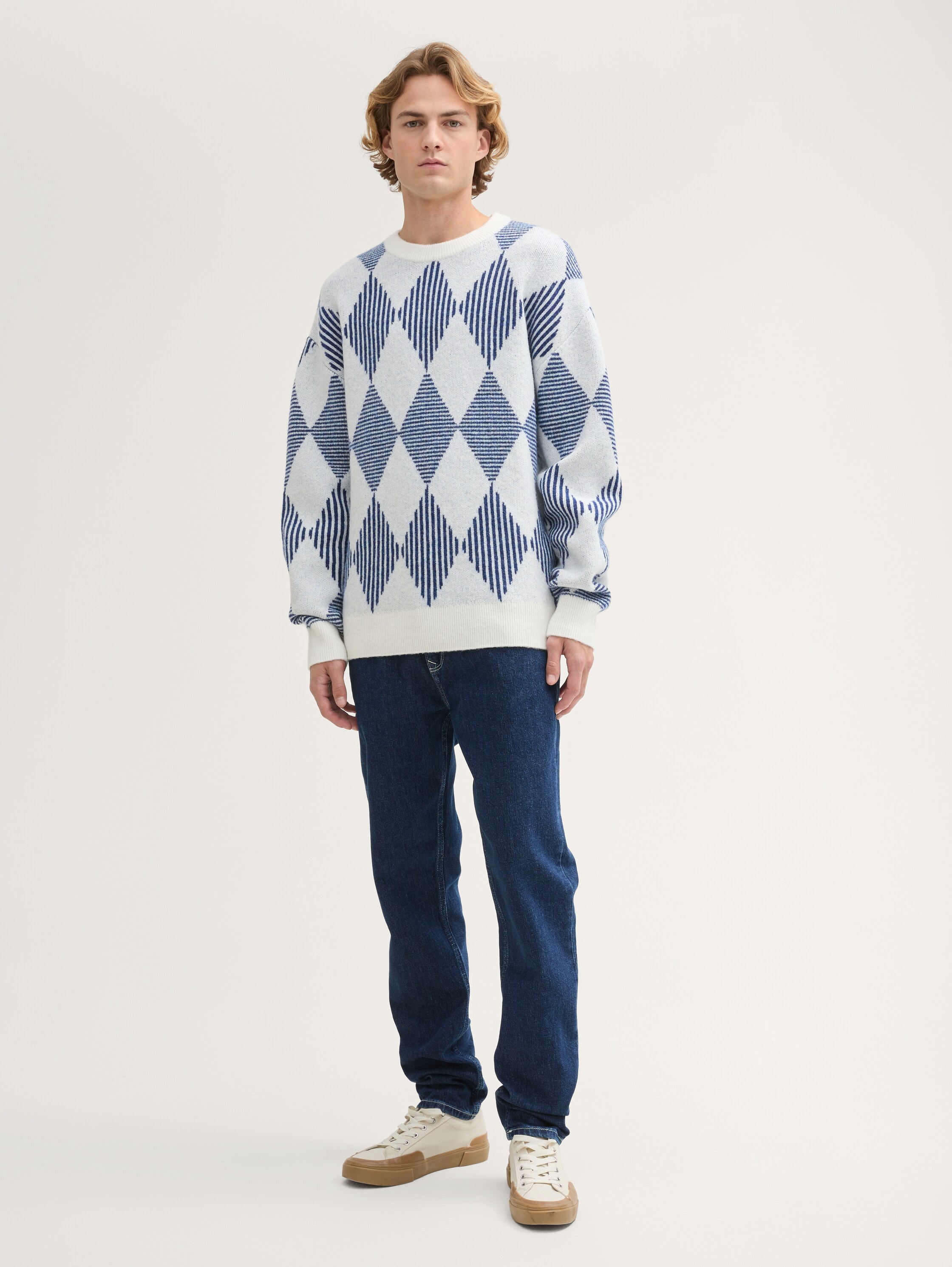 TTTAPERED Jeans mit recycelter Baumwolle - clean_dark_stone_blue_denim_1 - 