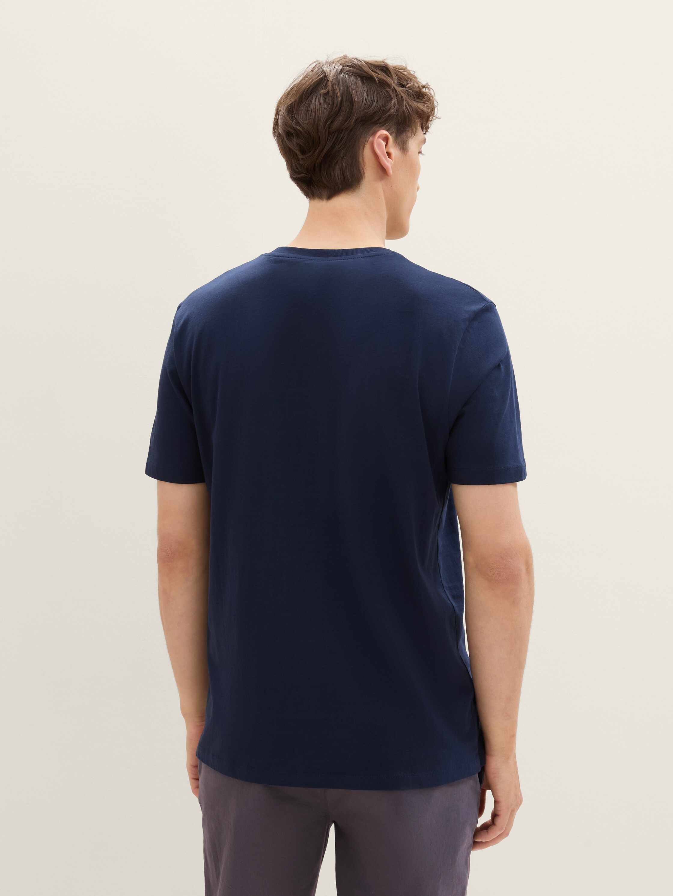 Basic T-Shirt mit Logo-Print - 4