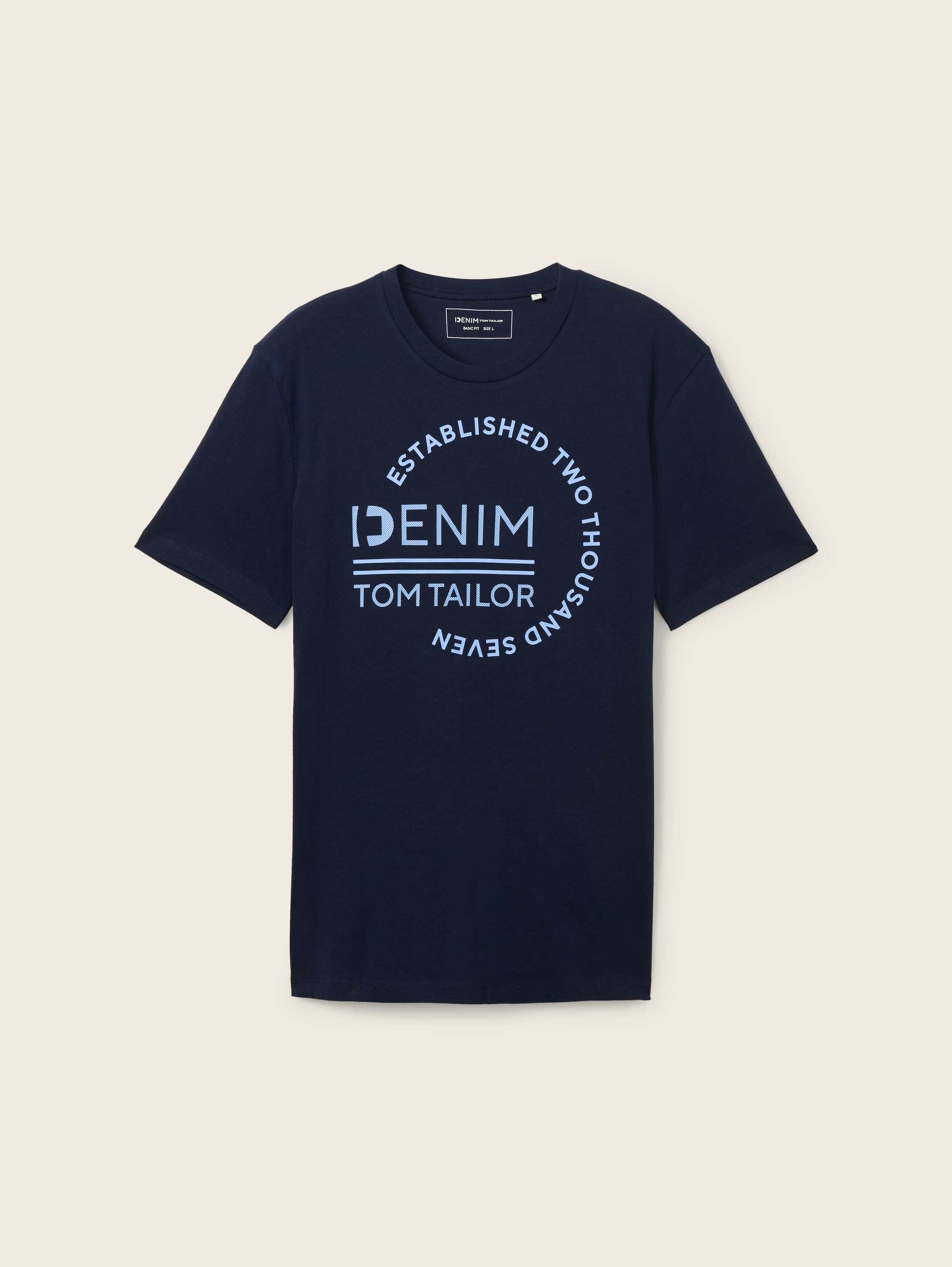 Basic T-Shirt mit Logo-Print - 5