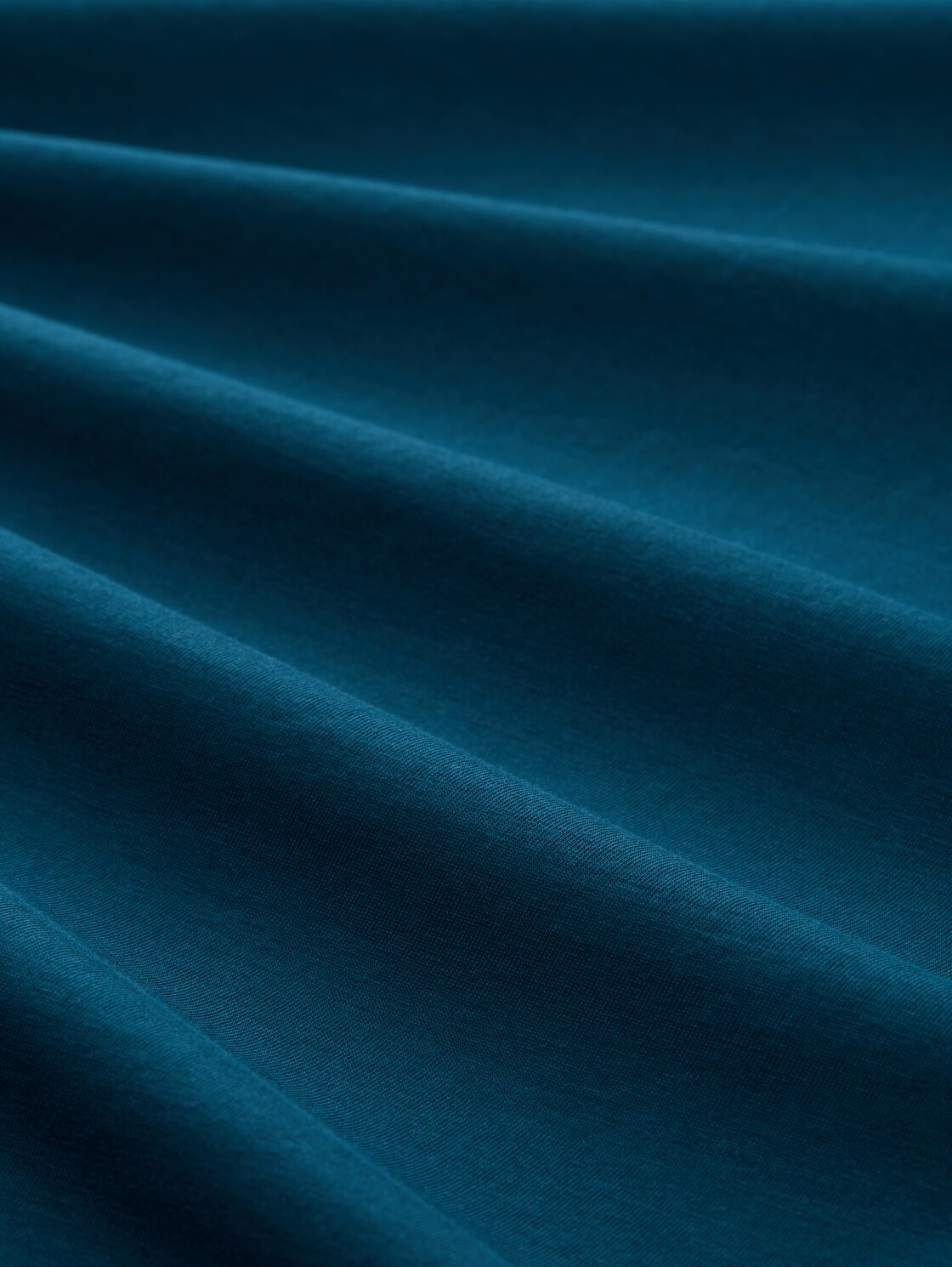 Basic T-Shirt mit Logo-Print - Tropical Lagoon - Material-Ansicht