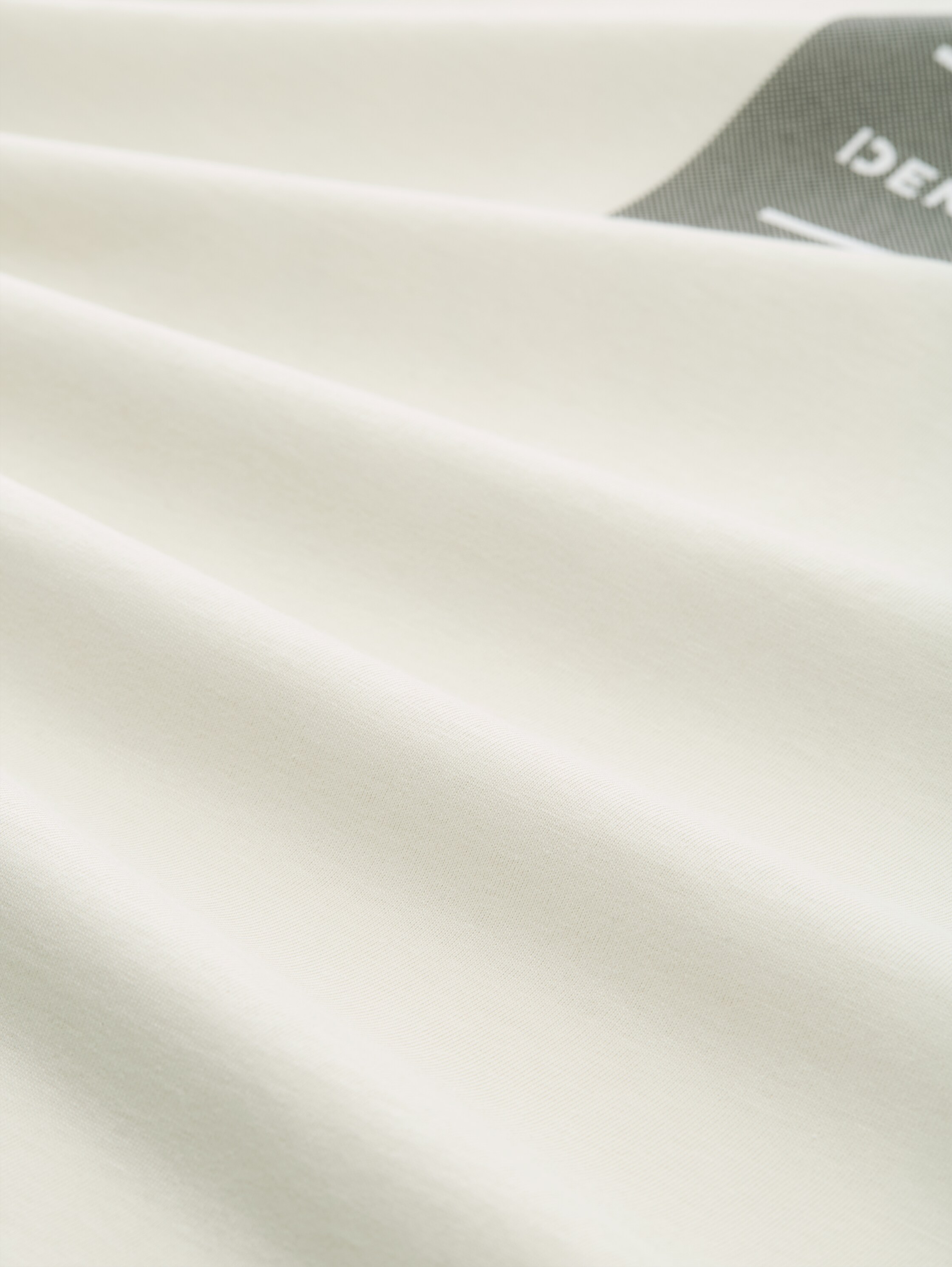 Basic T-shirt met logoprint - natural_white_1 - 