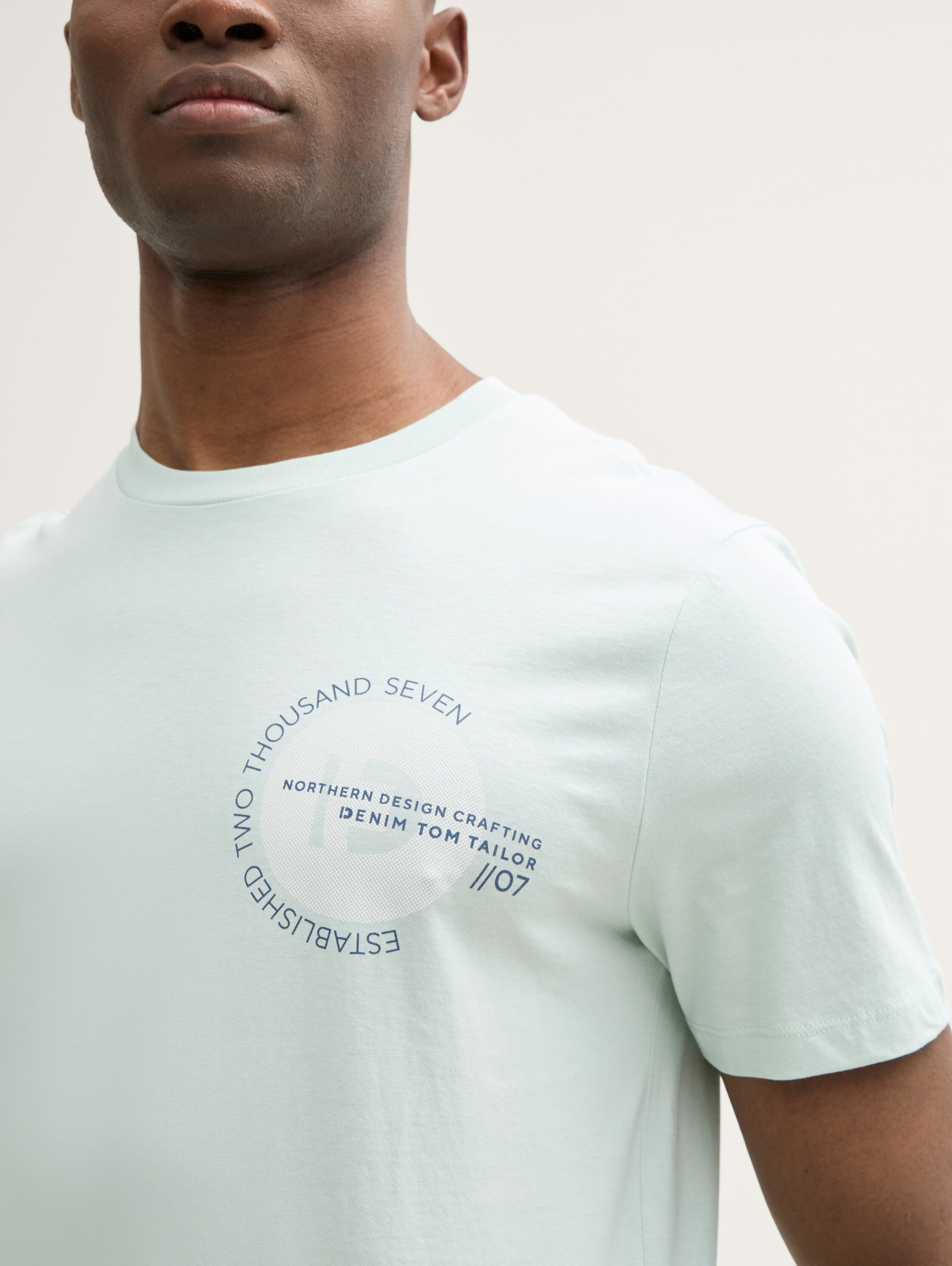 Basic T-Shirt mit Logo-Print - 4
