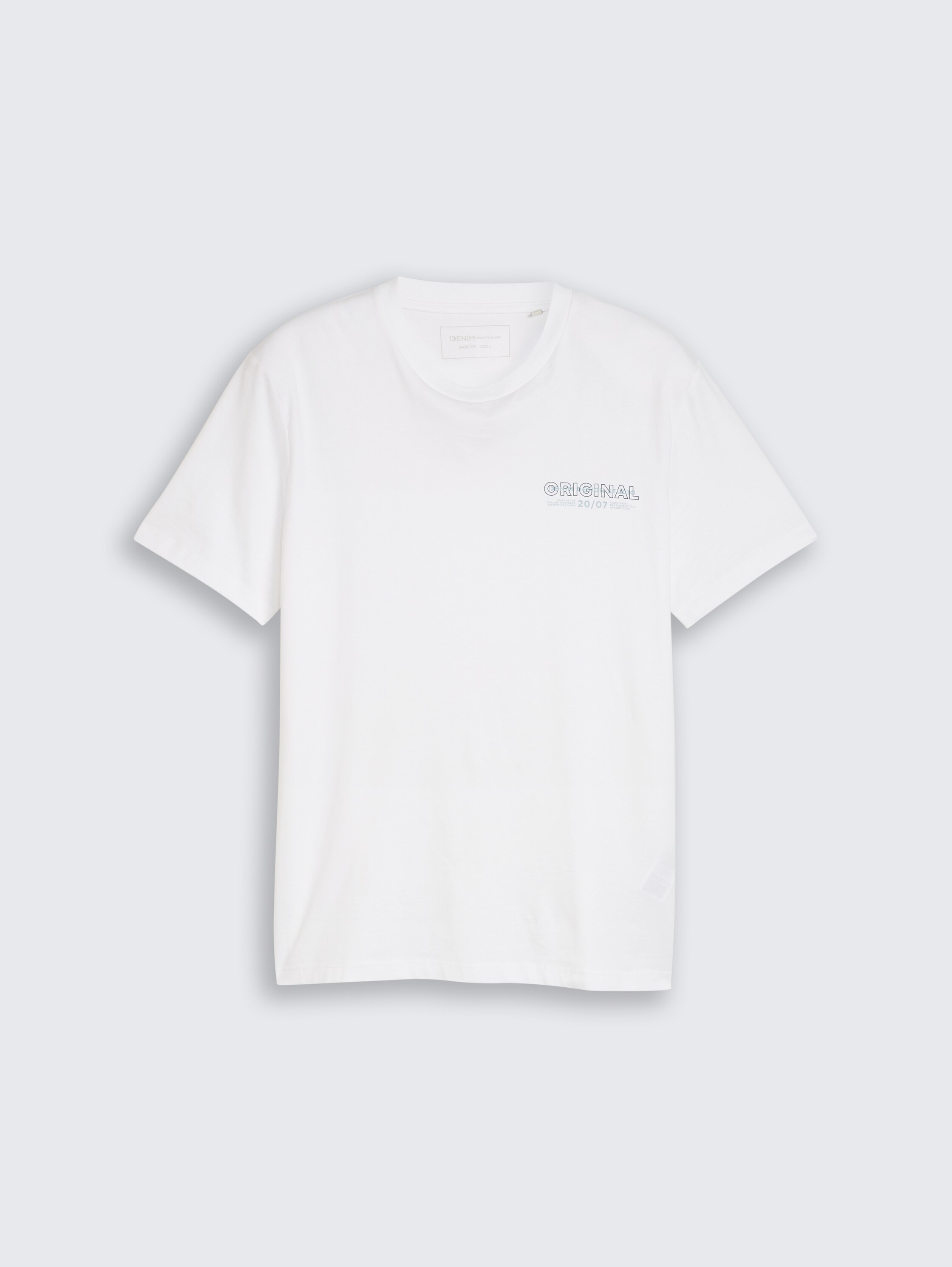 Basic T-Shirt mit Logo-Print - white_horse - 