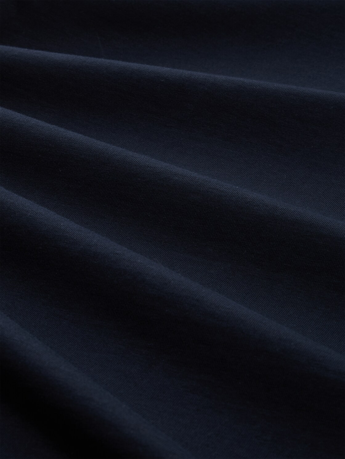 Basic T-Shirt mit Logo-Print - special blue - Material-Ansicht