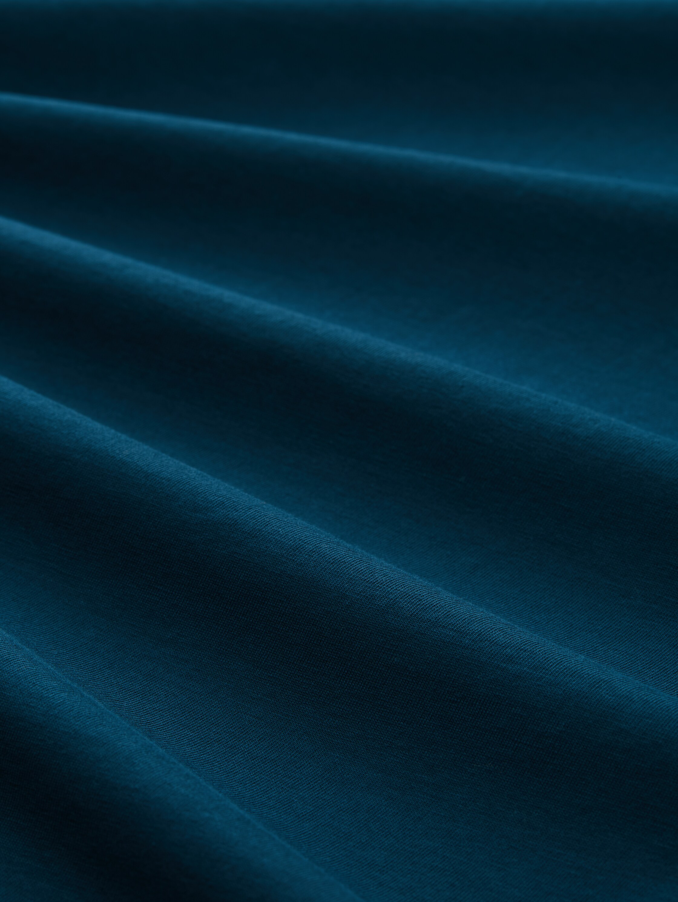 Basic T-Shirt mit Logo-Print - deep_pond_green - 