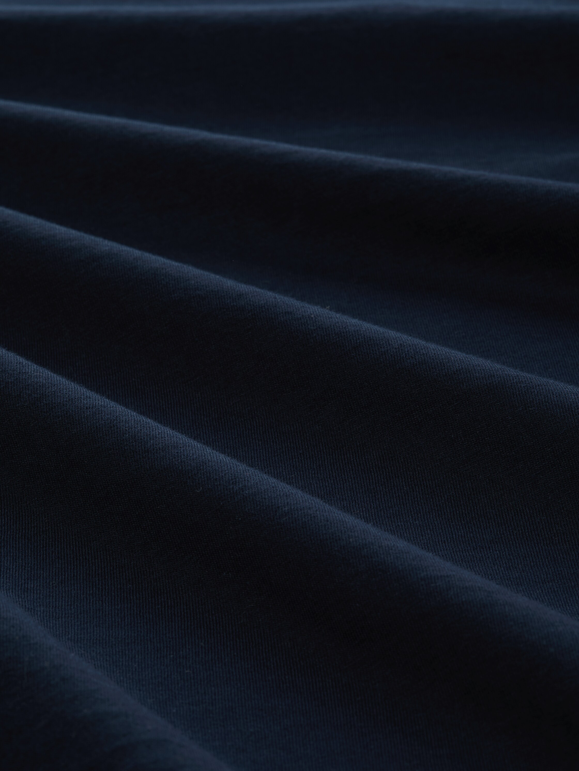 Basic T-Shirt mit Logo-Print - soft_navy - 