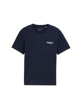 Nicht ausgewählt, Basic T-Shirt mit Logo-Print von , blau