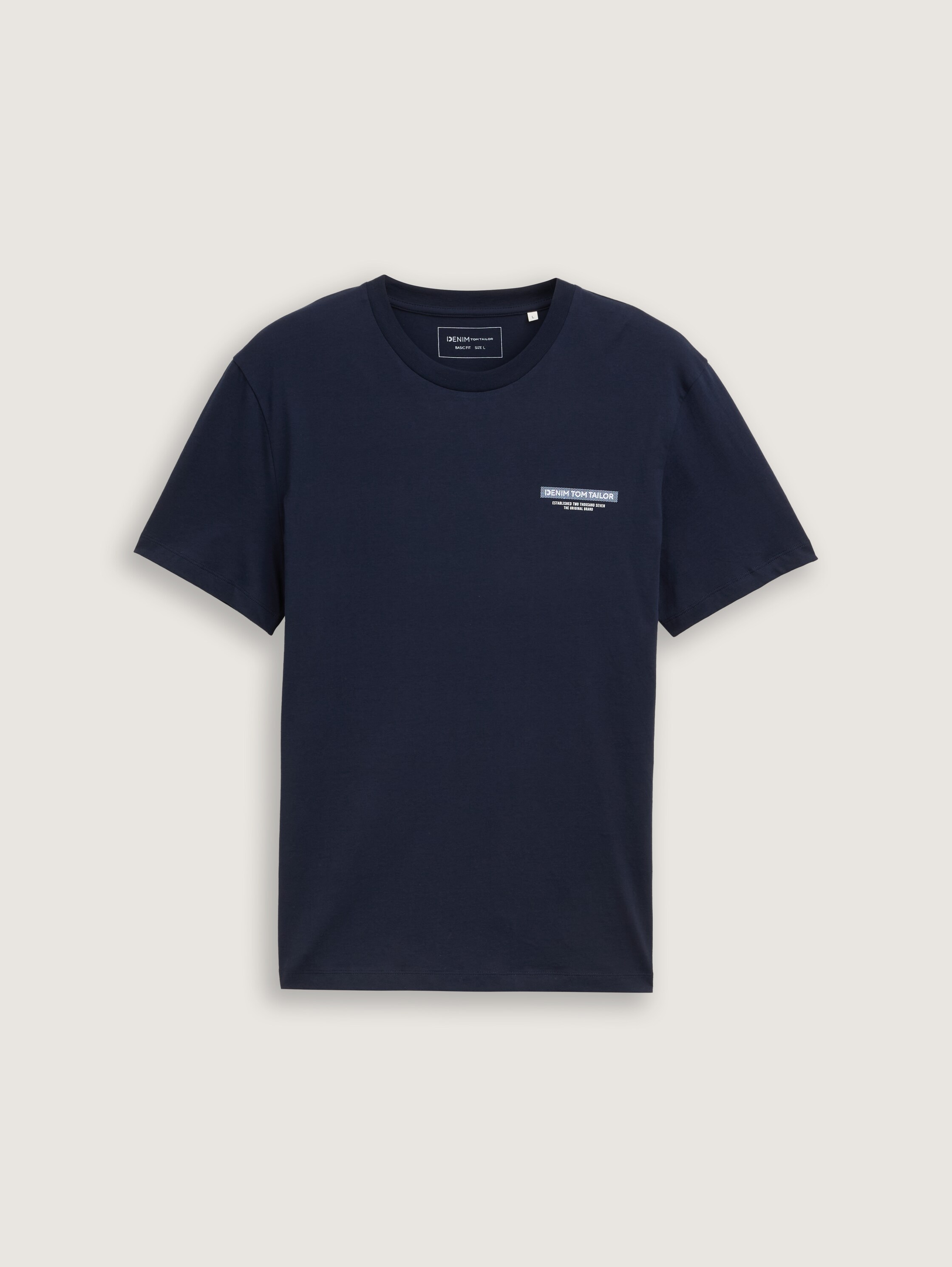 Basic T-Shirt mit Logo-Print - 3