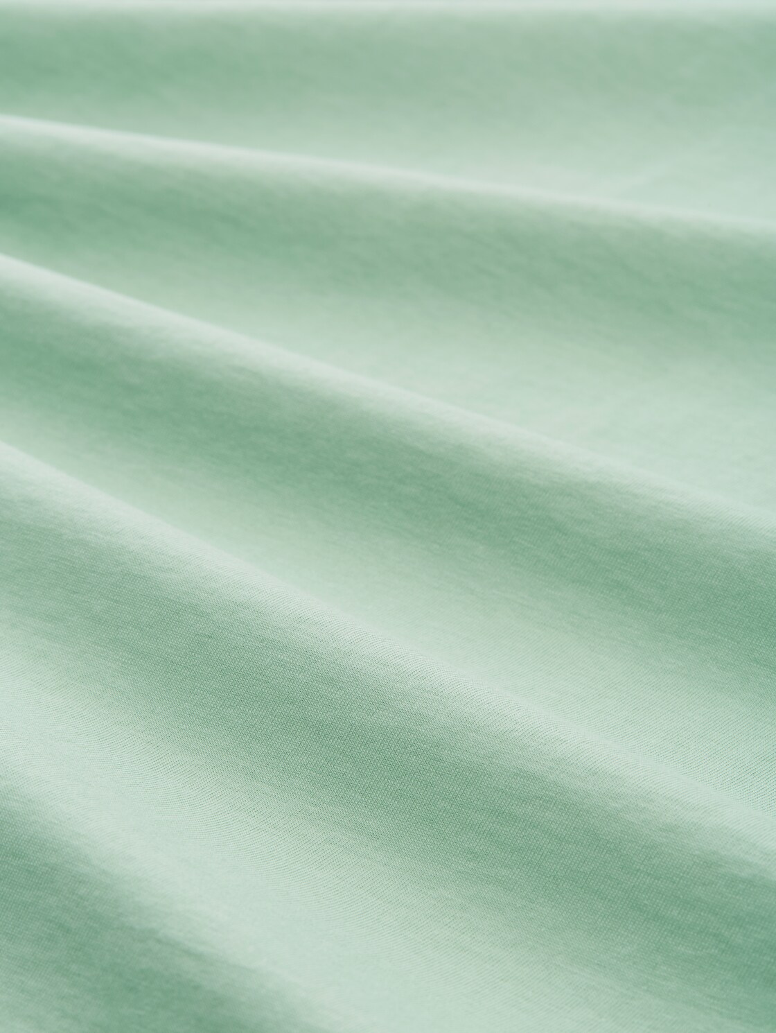 Basic T-Shirt mit Logo-Print - paradise mint - Material-Ansicht