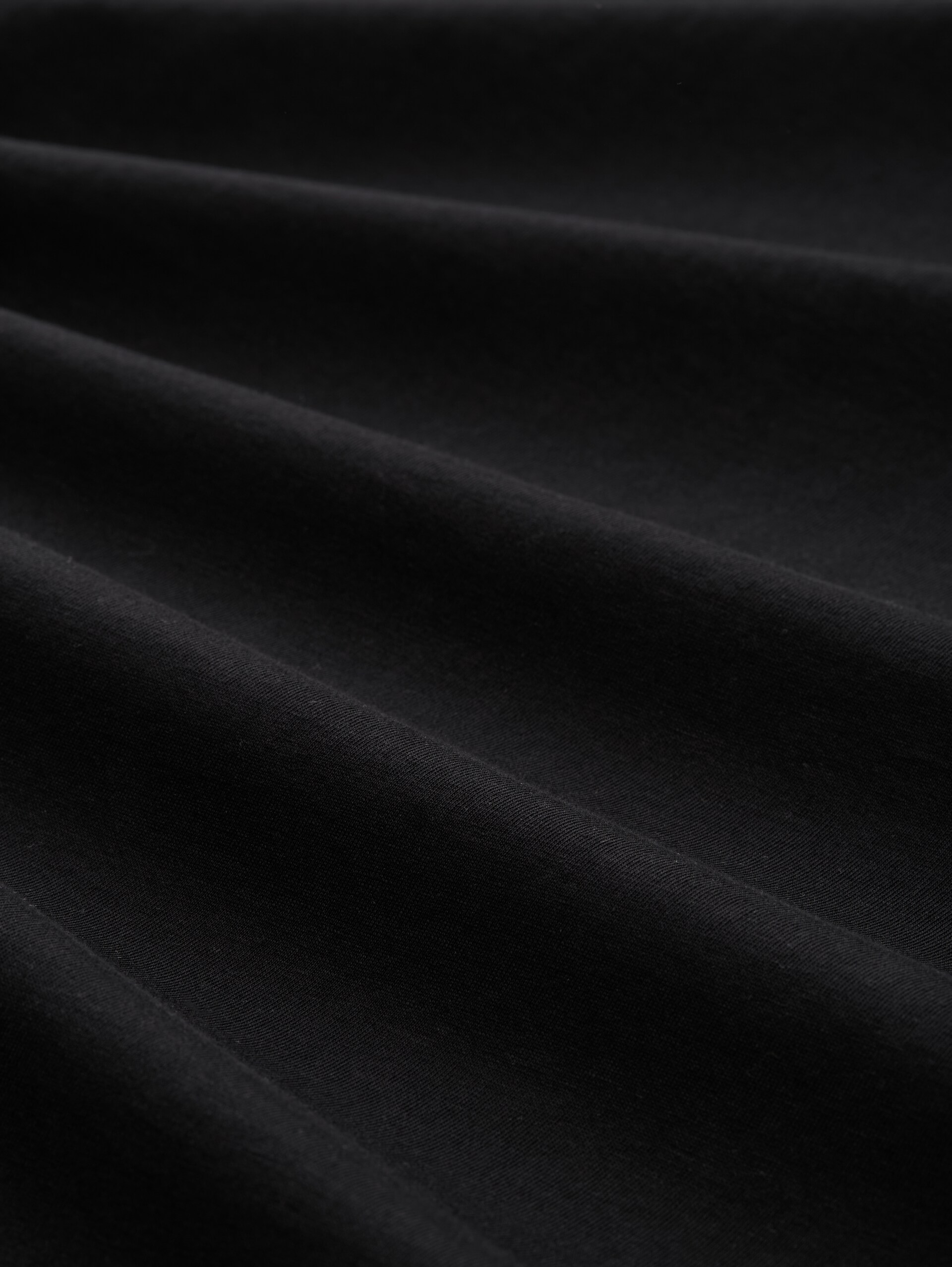 Basic T-shirt with logo print - black - Material view