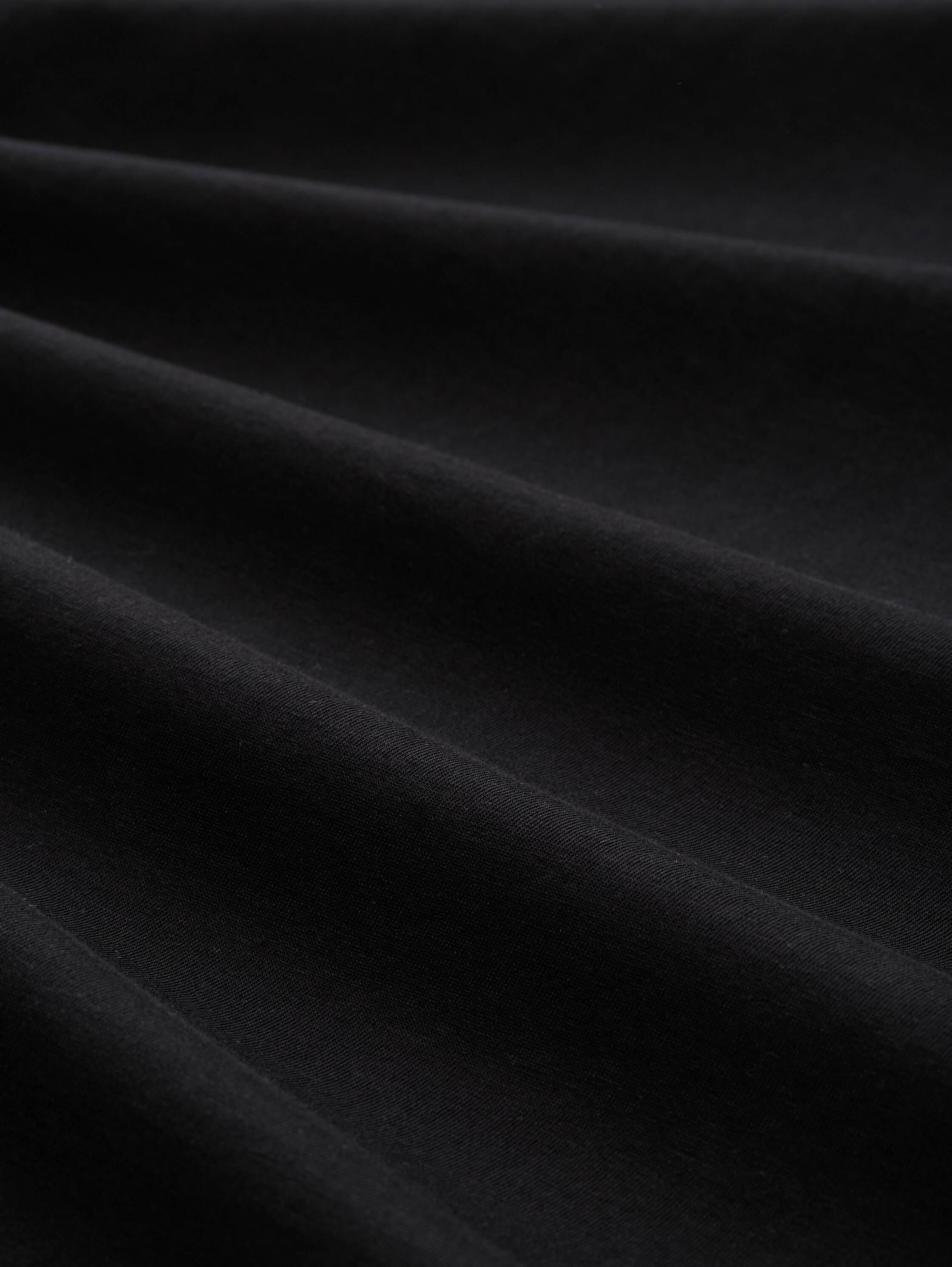 Basic T-Shirt mit Logo-Print - black_1 - 