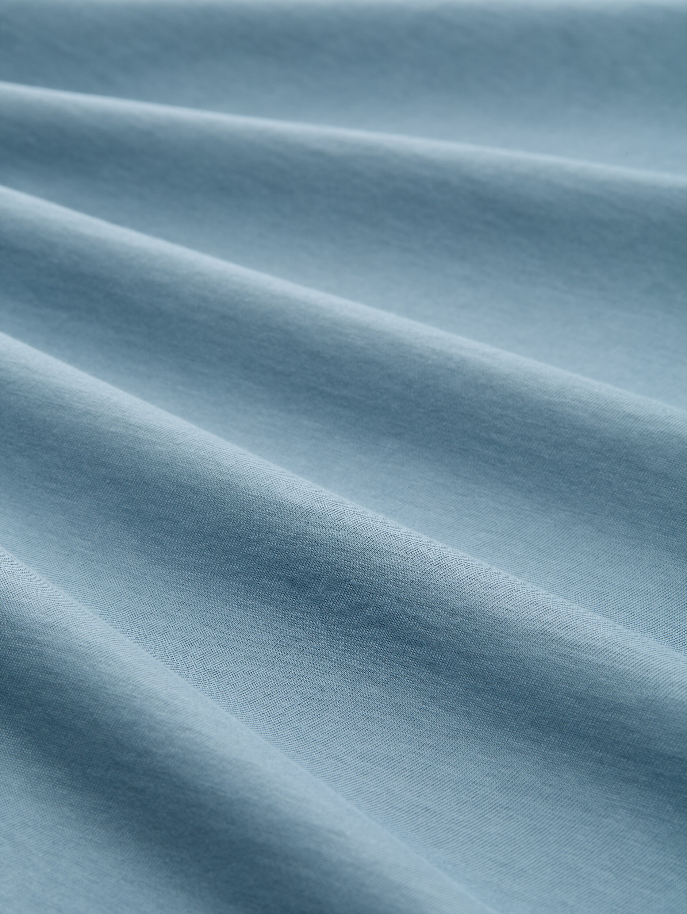 Basic T-shirt met logoprint - steel_blue - 