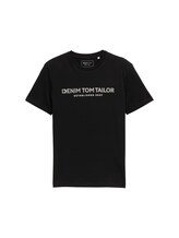 Nicht ausgewählt, Basic T-Shirt mit Logo-Print von , schwarz